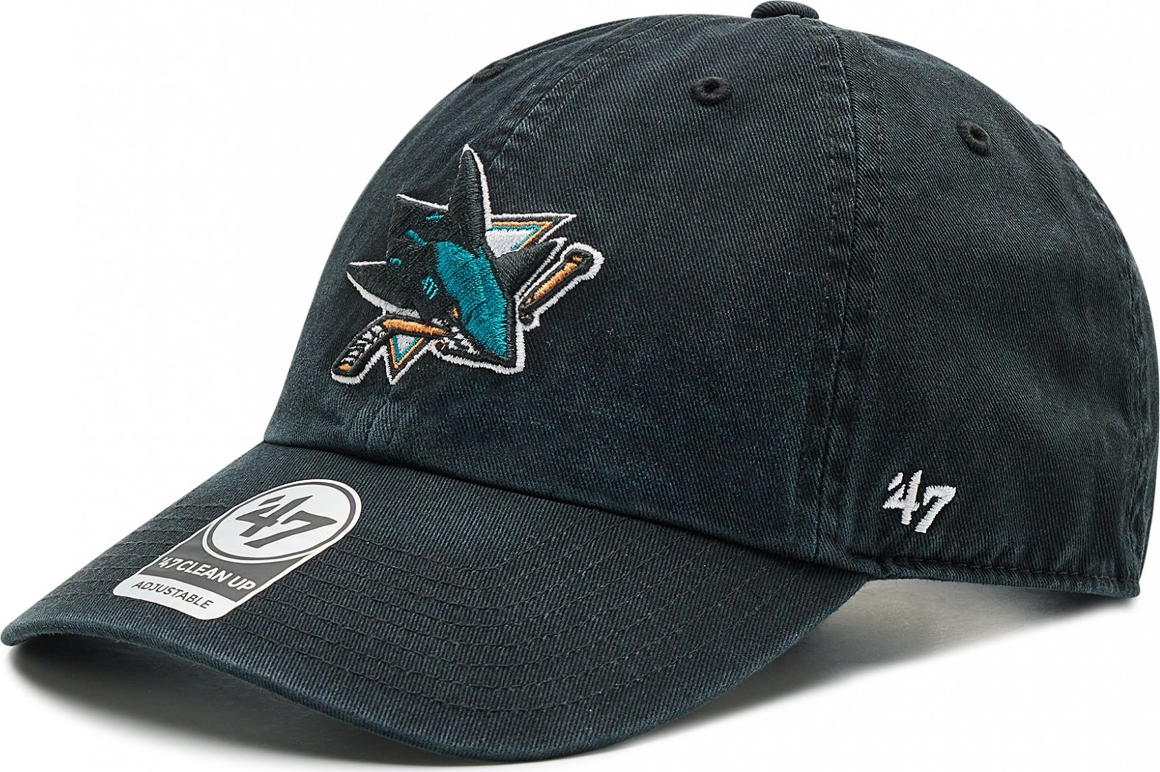 47 Brand San Jose Sharks '47 Clean Up H-RGW22GWS-BK