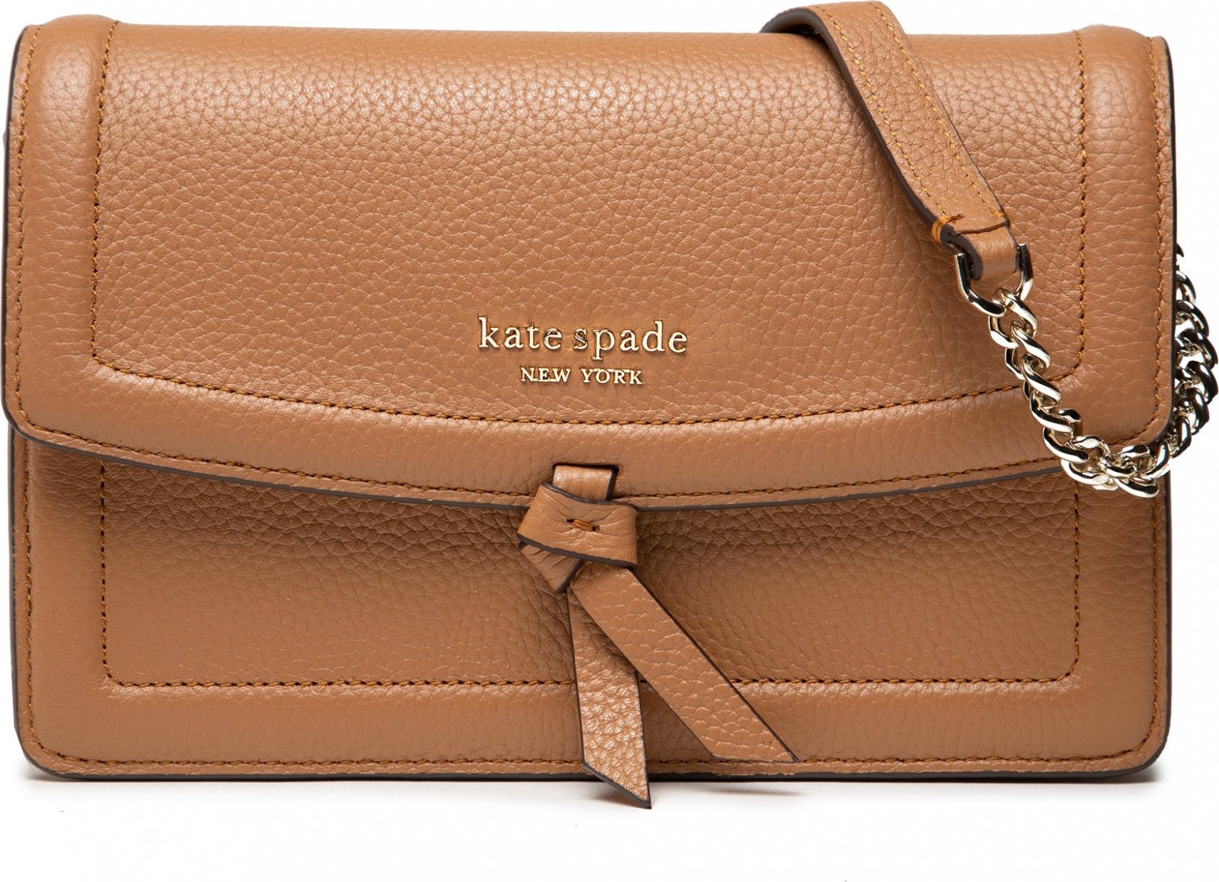 Kate Spade Knott Pebbled Leather Flap Cro K6830