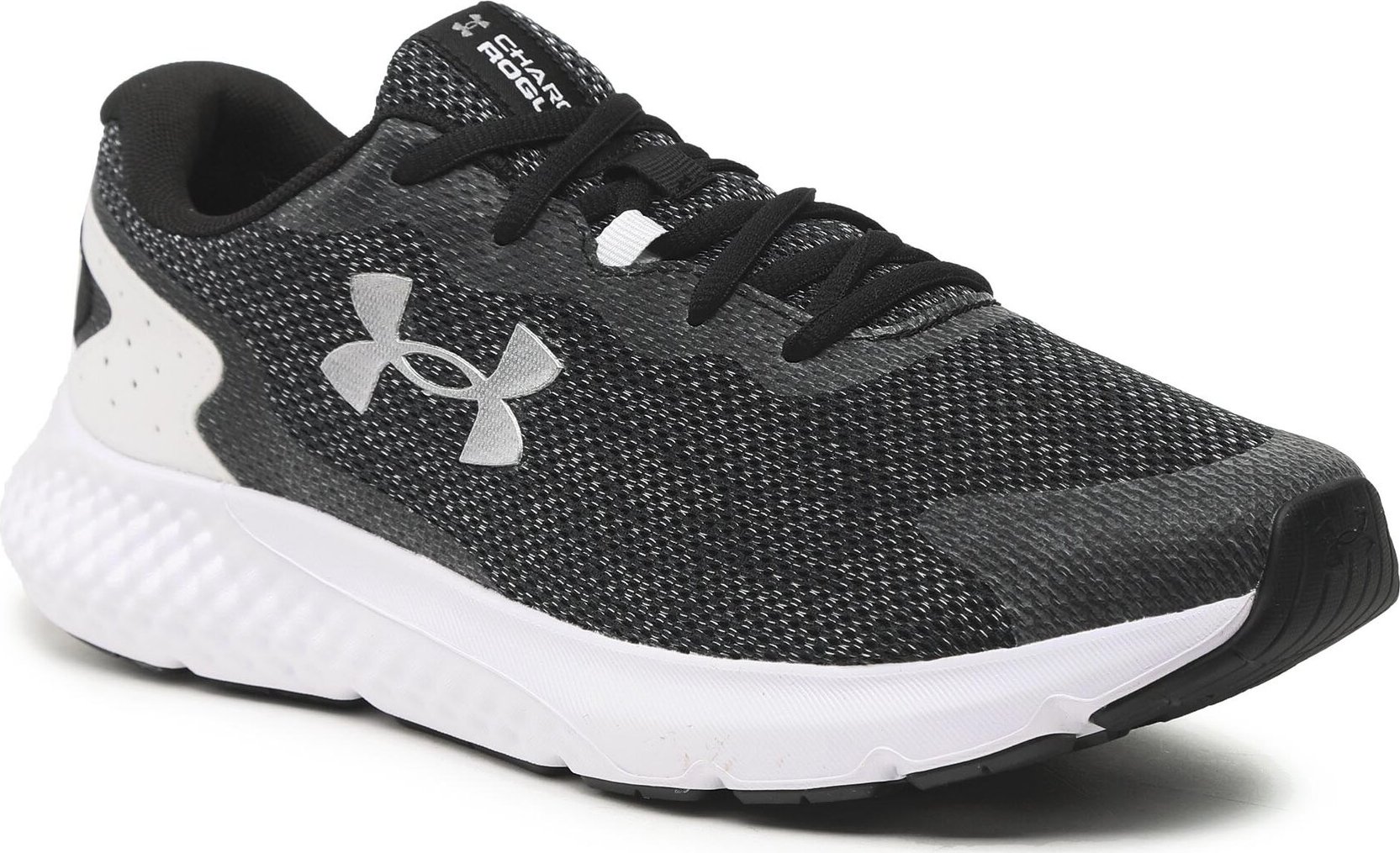 Topánky Under Armour Ua Charged Rogue 3 Knit 3026140-001 Blk/Wht