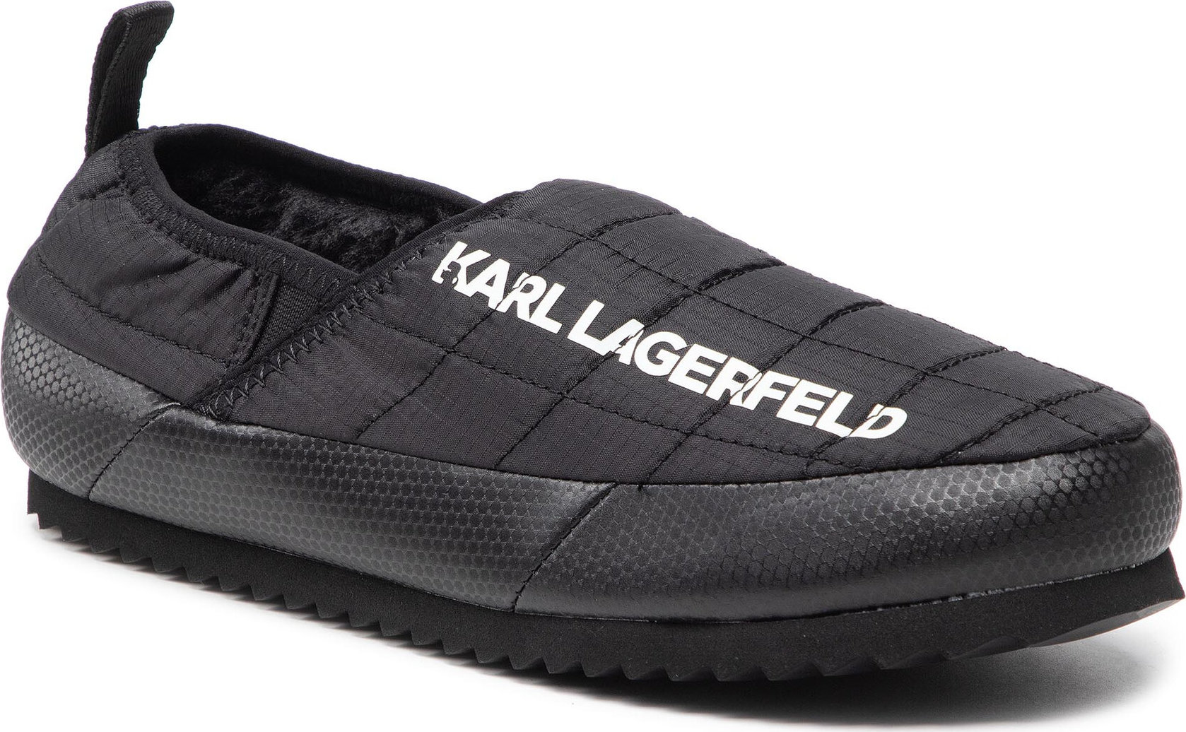 Bačkory KARL LAGERFELD KL72021 Black Synth Textile Mono