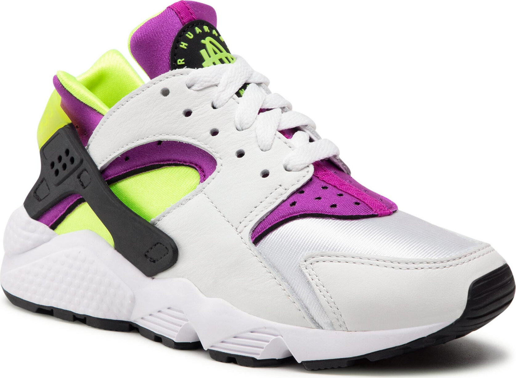 Boty Nike Air Huarache DH4439 101 White/Neon Yellow/Magenta