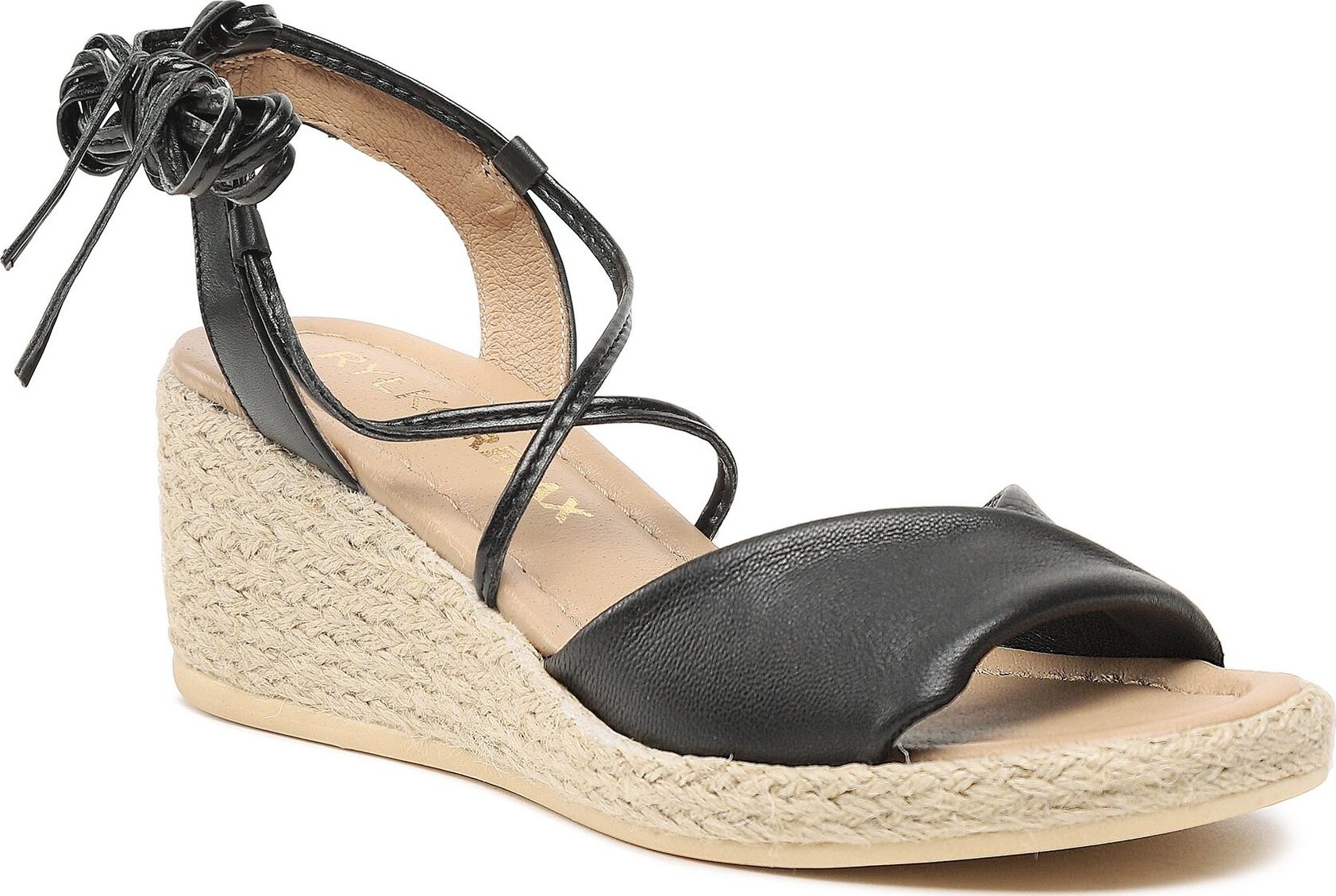 Espadrilky Ryłko 4RF64_Z Czarny 2NY