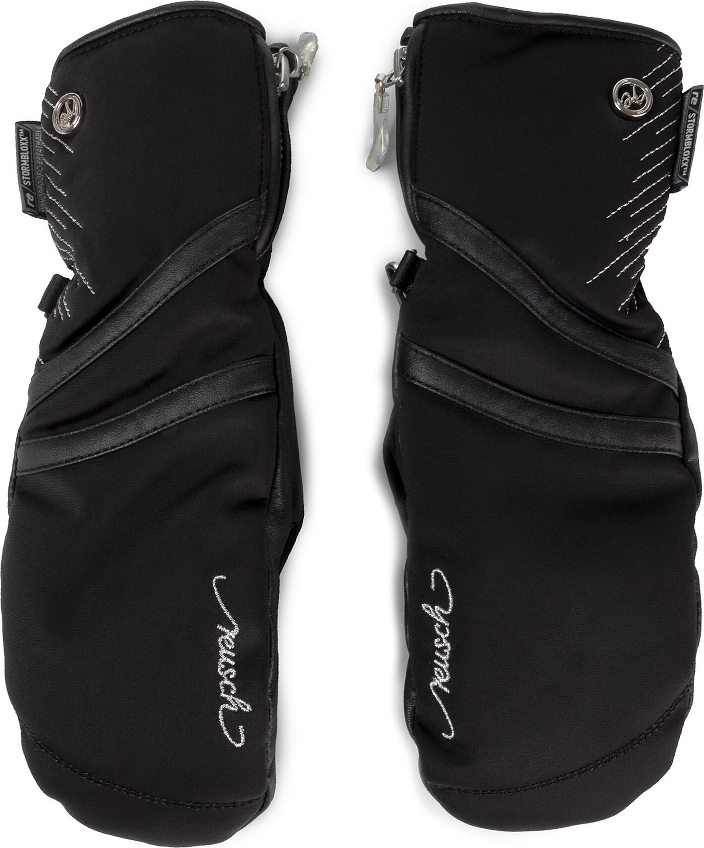 Lyžiarske rukavice Reusch Lore Stormbloxx Mitten 4731405 Black/Silver 702