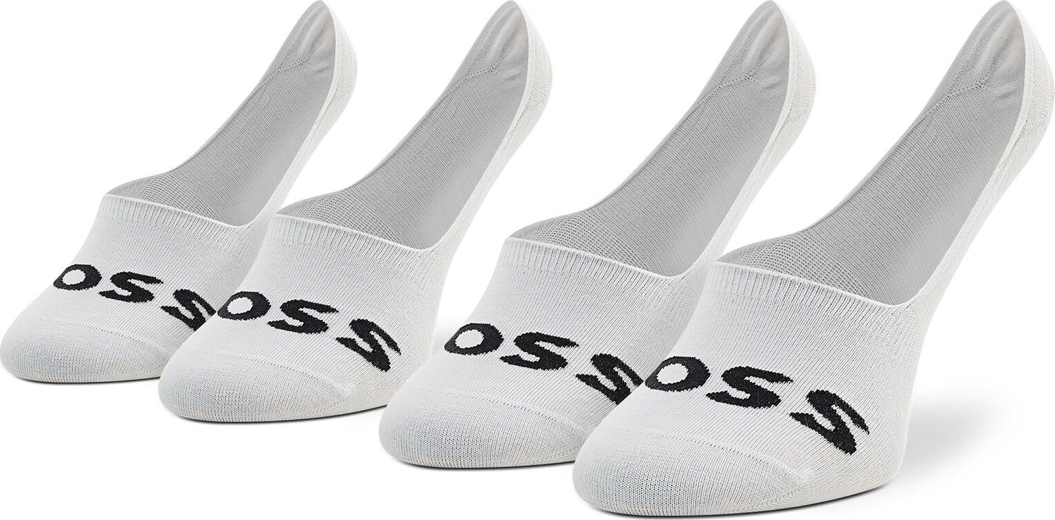 Pánske krátke ponožky Boss 2P Sl Uni Logo Cc 50477866 100