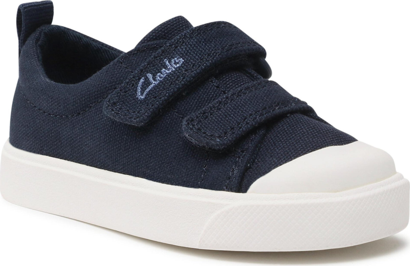 Plátenky Clarks City Bright T 261490876 Navy Canvas