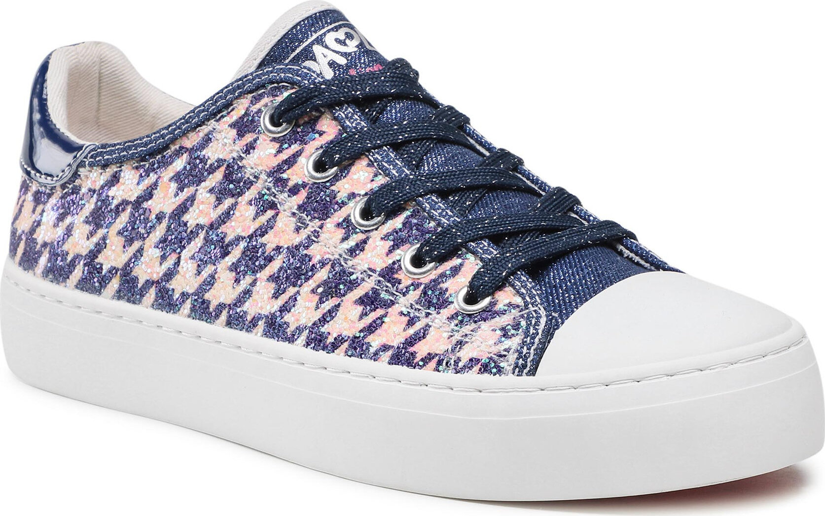 Plátenky Pablosky PAOLA 969120 D Denim Navy Glitter