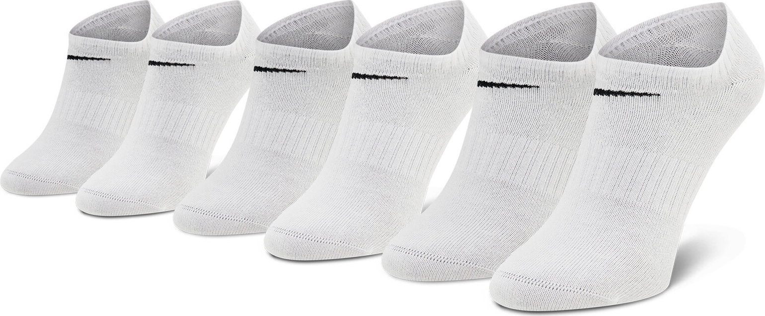Sada 3 párů pánských ponožek Nike SX7678 100 Bílá