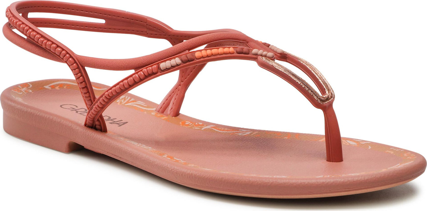 Sandály Grendha Cacau Livre Sandal Fem 18359 Nude 91067