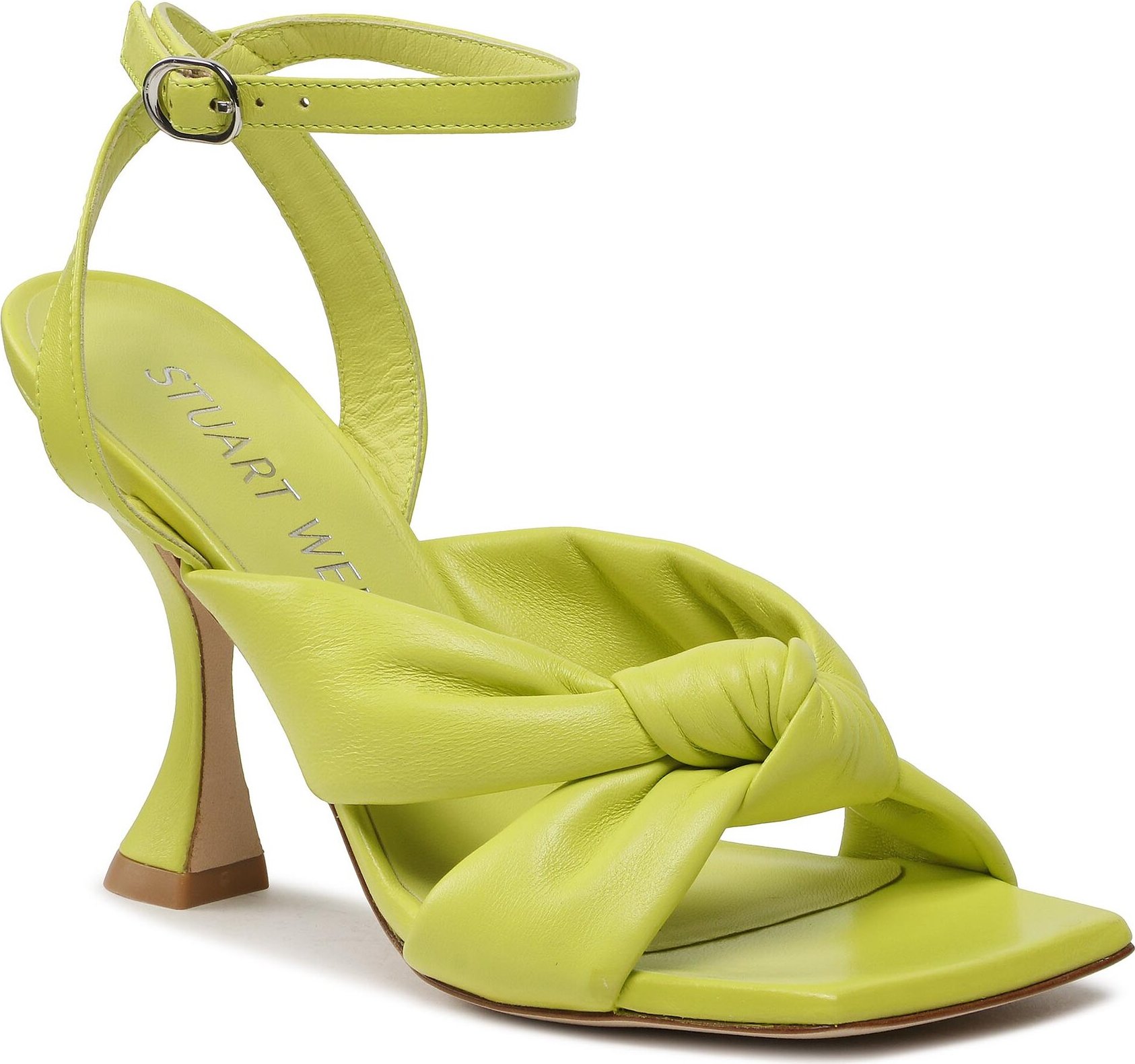 Sandály Stuart Weitzman Playa Ankl-Strp100Kn SD881 Pistachio