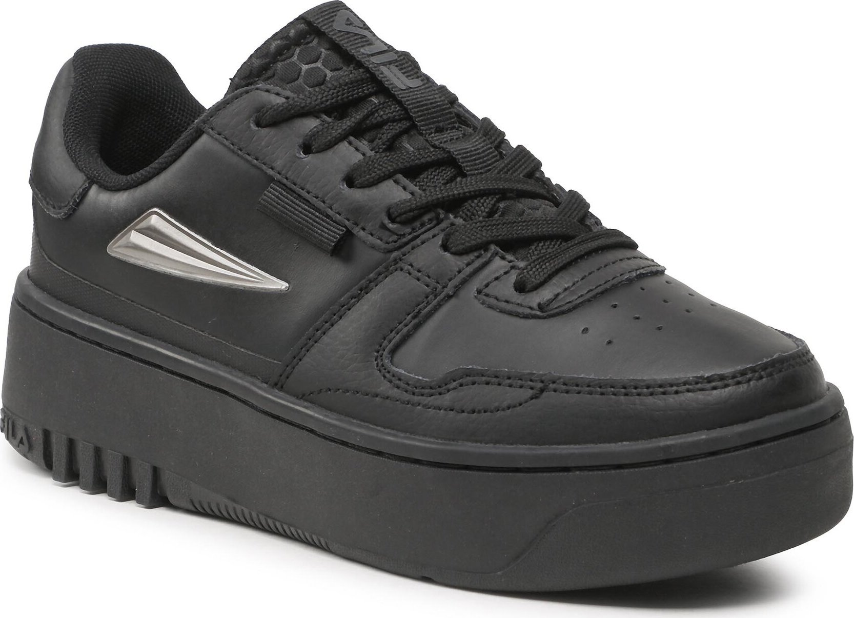 Sneakersy Fila Fxventuno Platform Wmn FFW0251.83162 Black/Silver