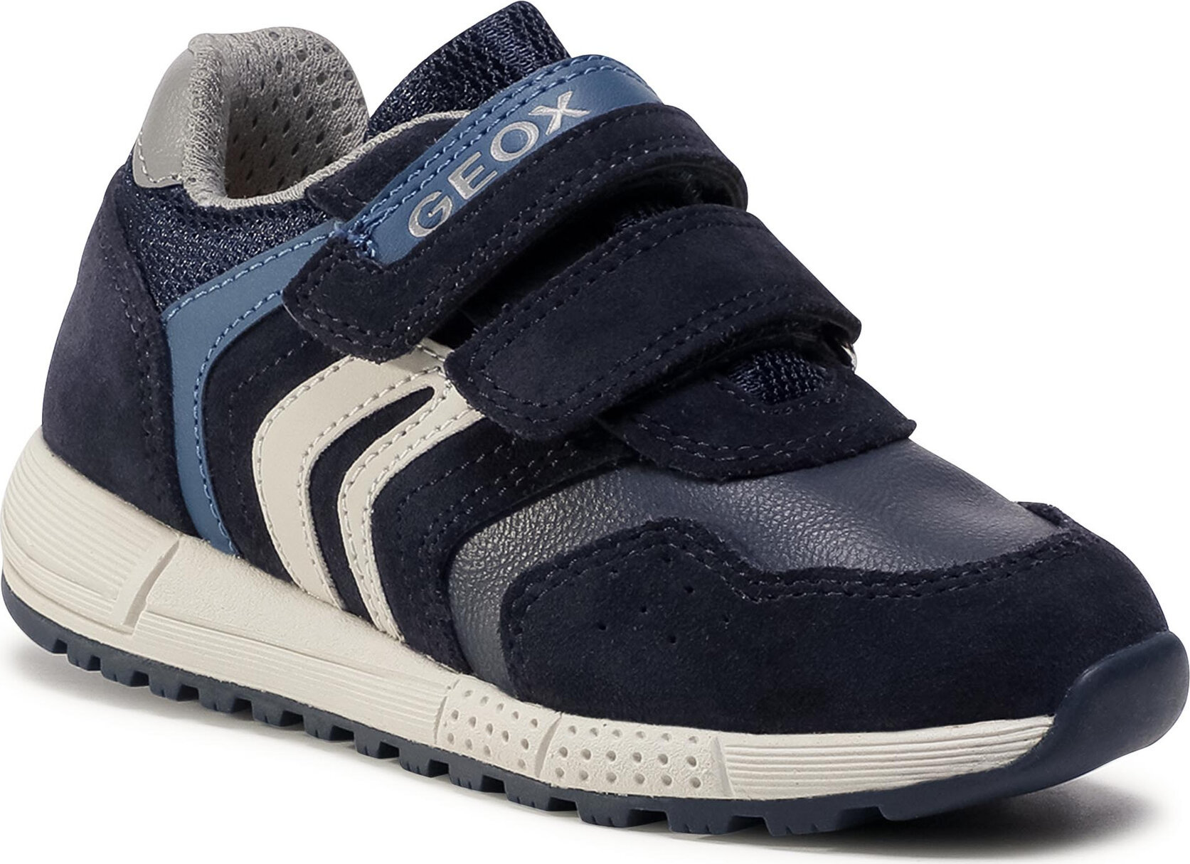 Sneakersy Geox J Alben B. E J049EE 022BC CF44K S Navy/Dk Avio