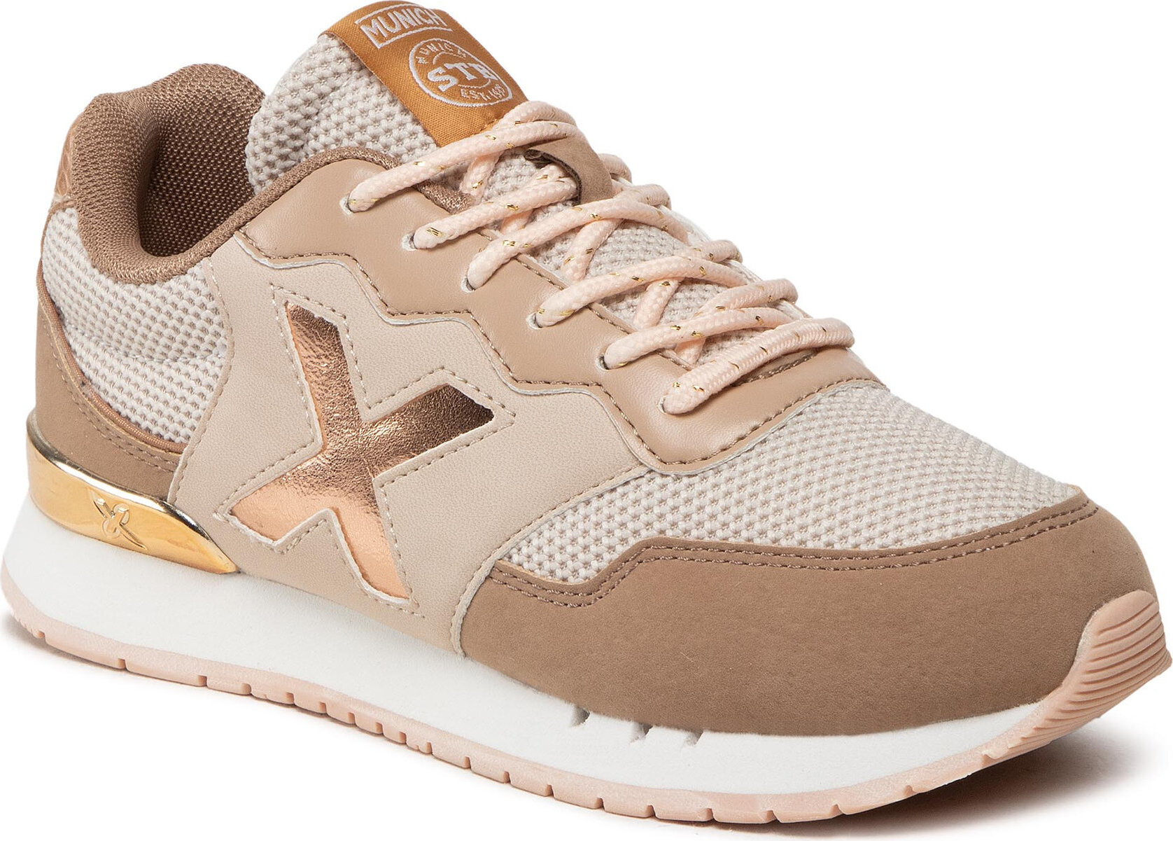 Sneakersy Munich Dash 146 4150146 Camel