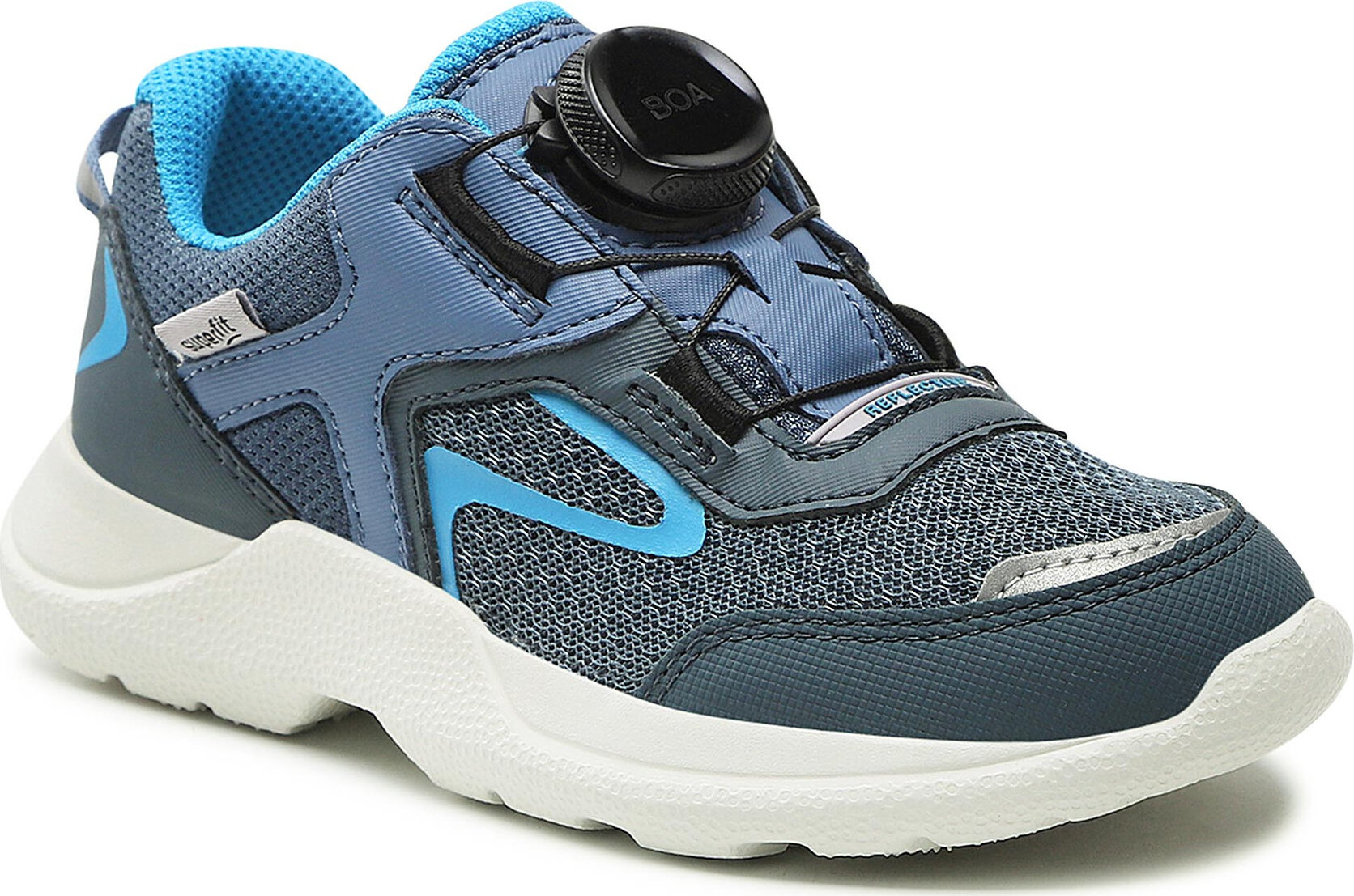 Sneakersy Superfit 1-006220-8000 M Blau/Turkis