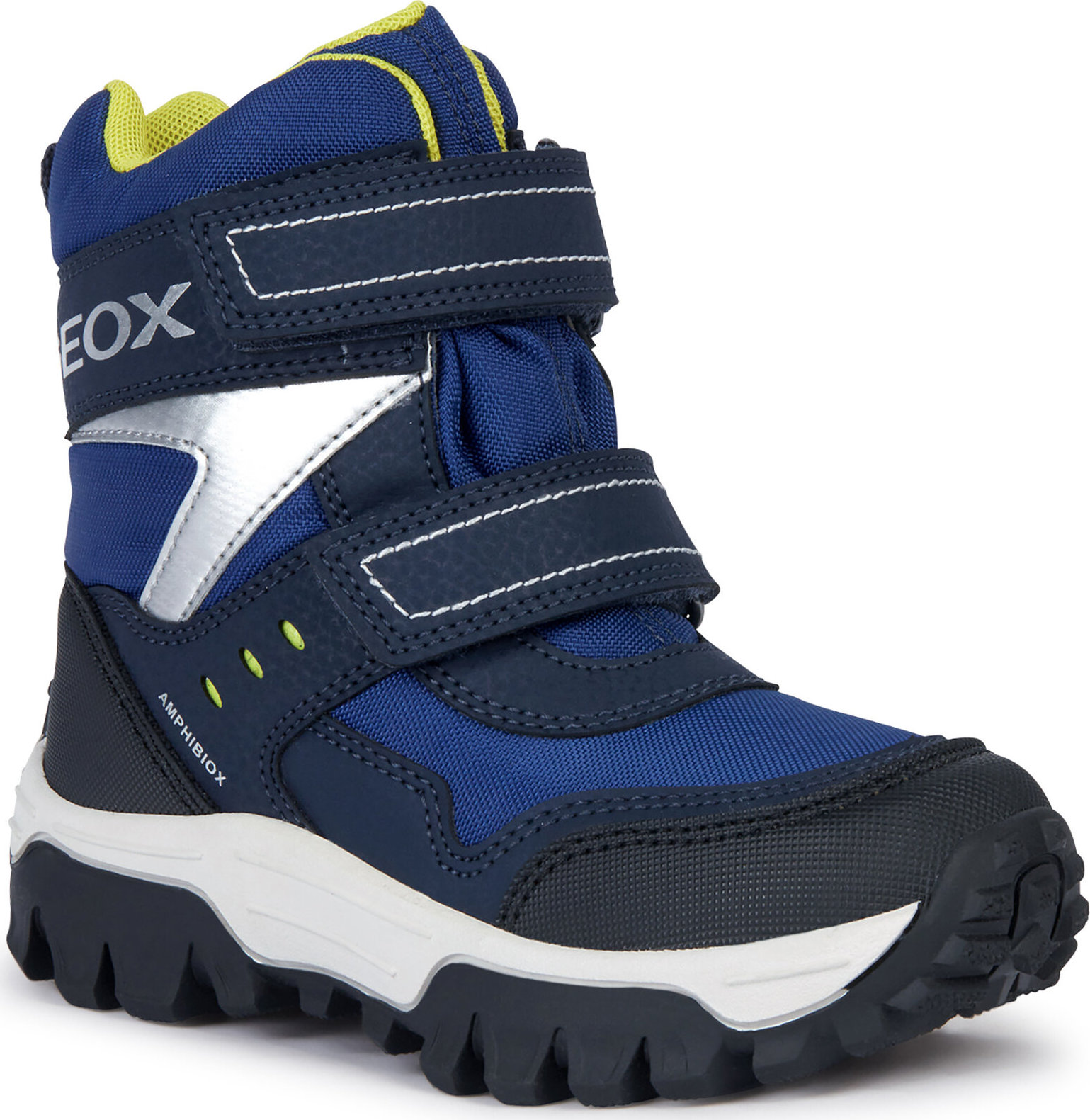 Sněhule Geox J Himalaya Boy B Abx J36FRC 0FUCE C0749 D Navy/Lime