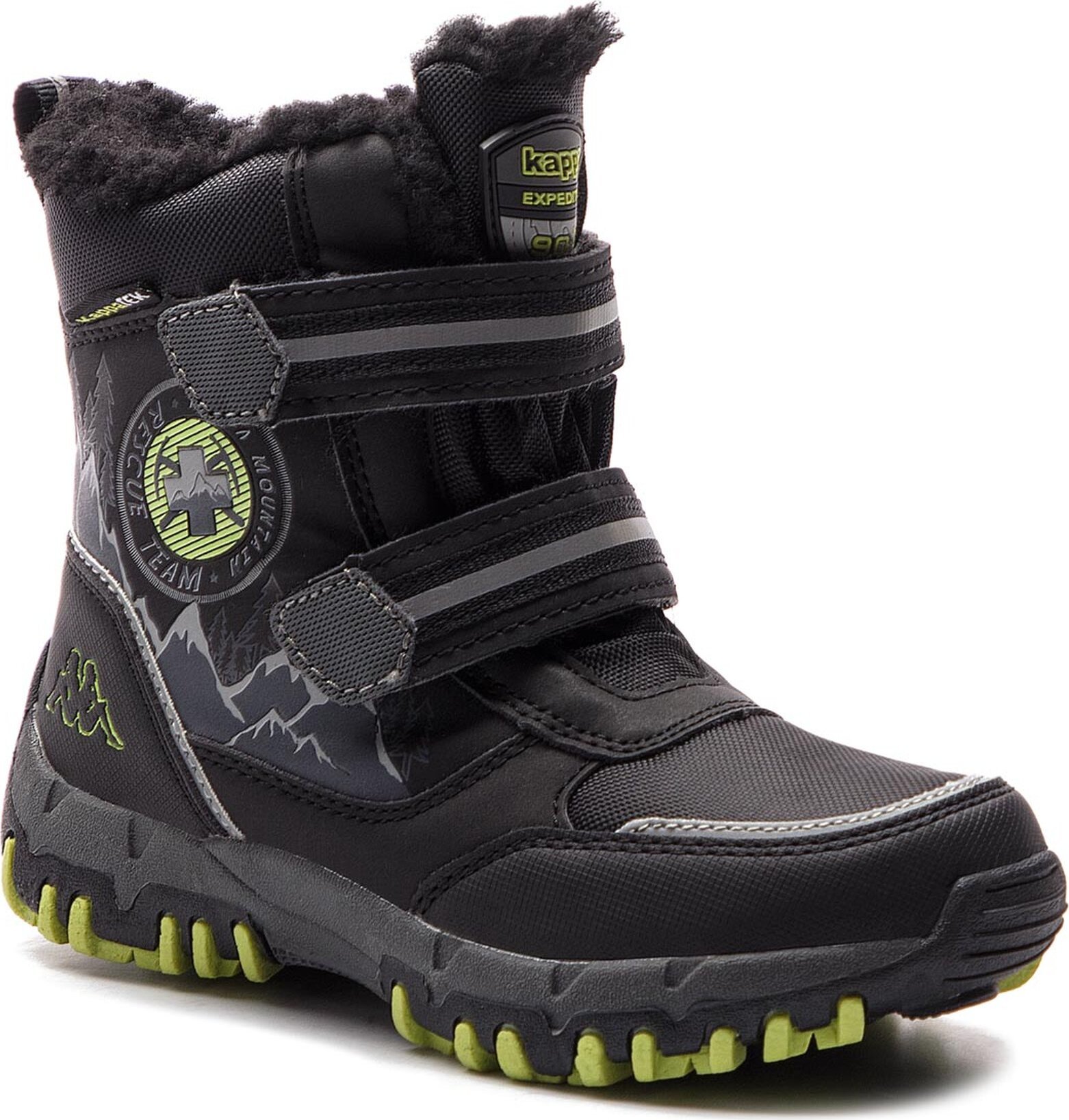 Snehule Kappa 260581K Black/Lime 1133