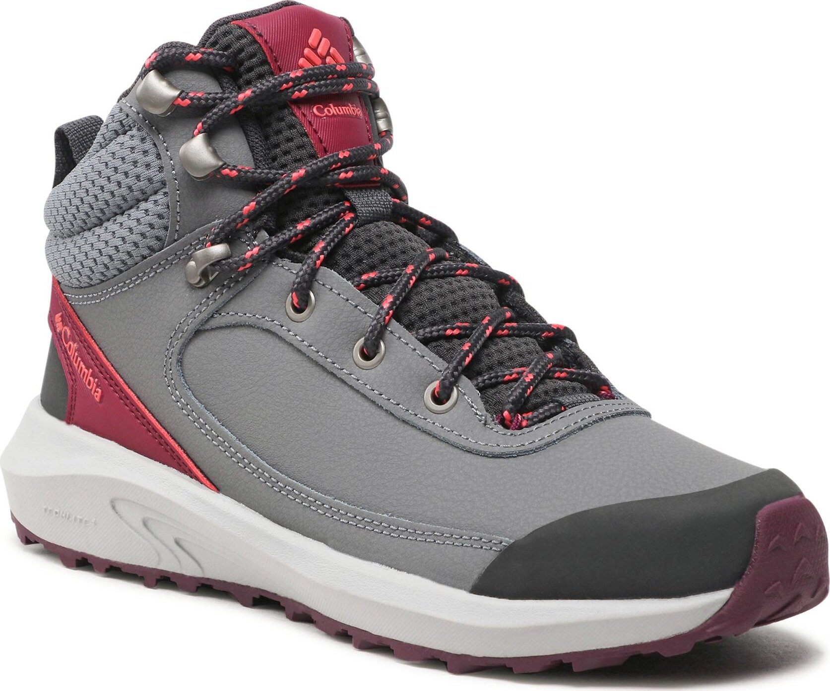 Trekingová obuv Columbia Trailstorm Mid Waterproof BL5578 Ti Grey/Steel/Marionberry 033