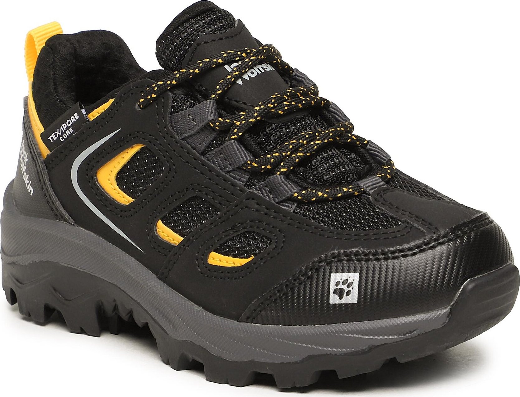 Trekingová obuv Jack Wolfskin Vojo Texapore Low K 4042191 Black / Burly Yellow