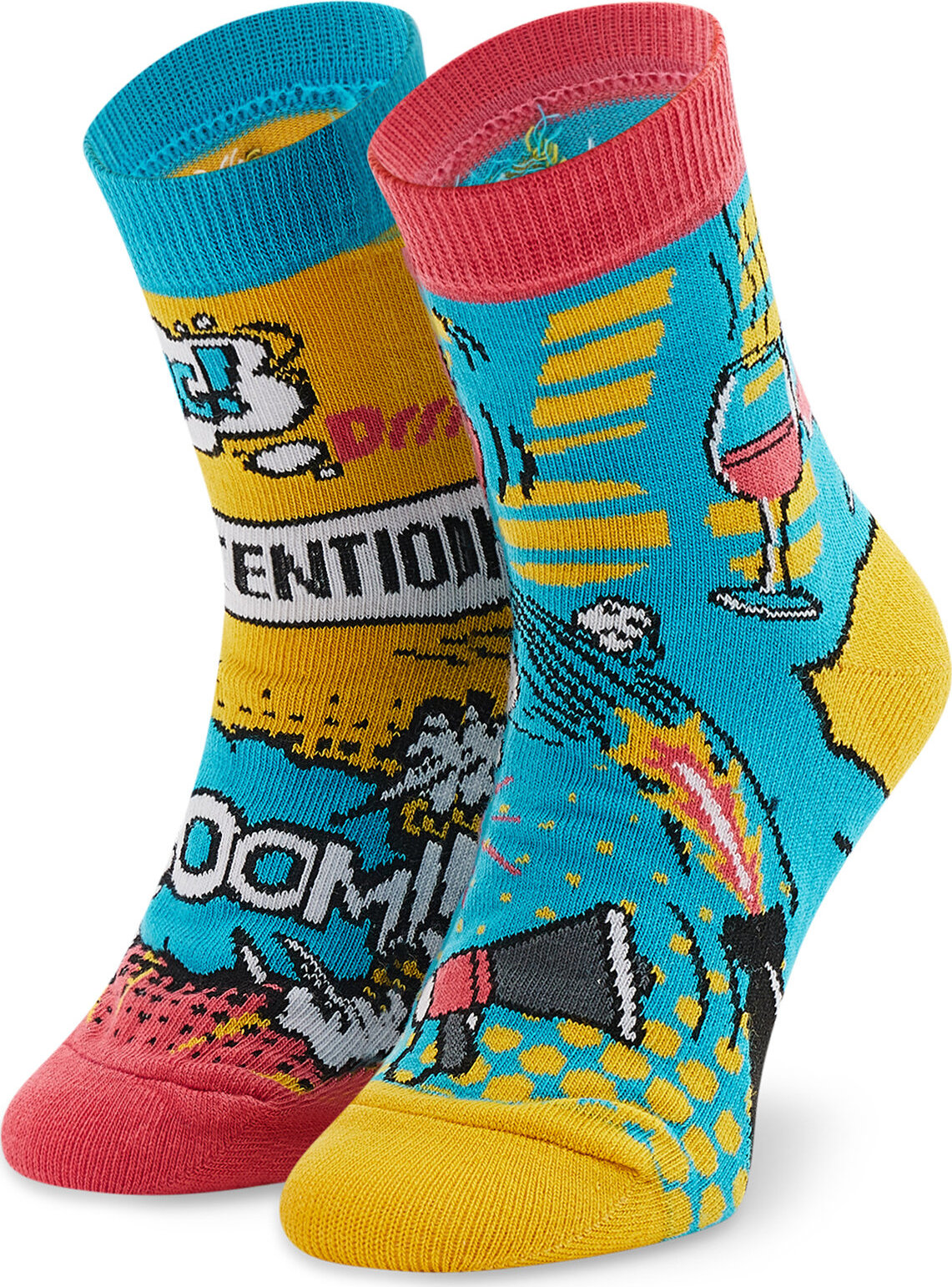 Vysoké detské ponožky Todo Socks Boom Boom Multicolor