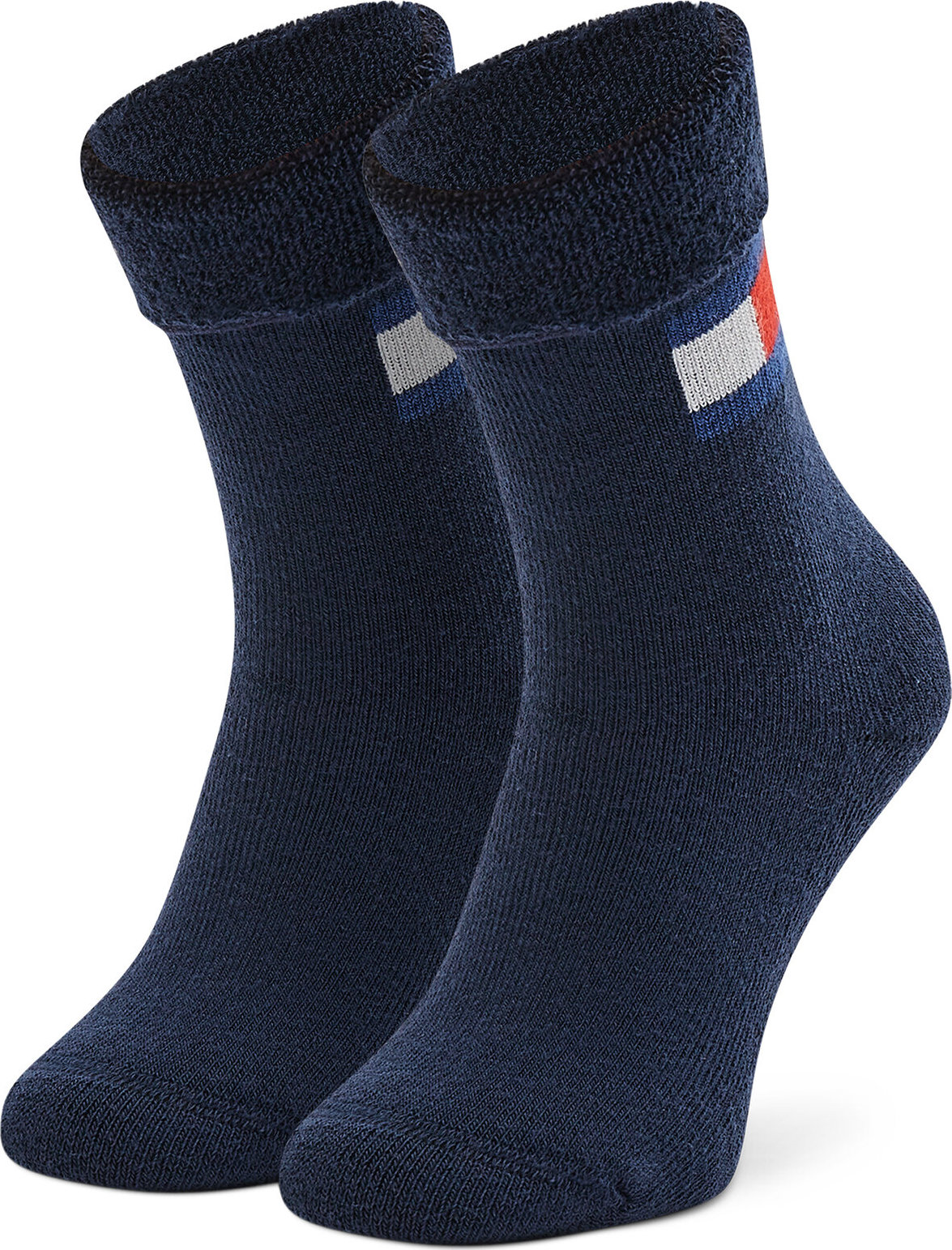 Vysoké dětské ponožky Tommy Hilfiger 701220271 Navy 002