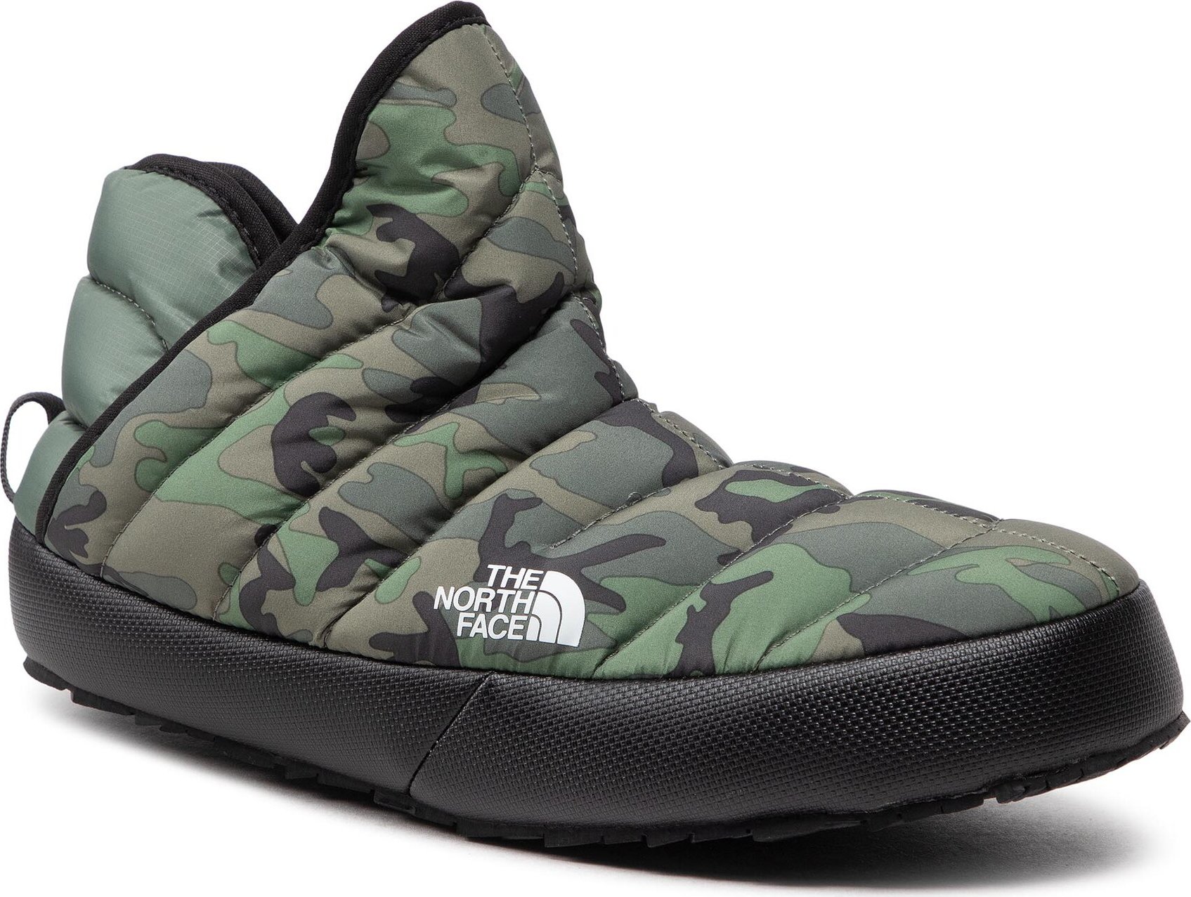 Bačkory The North Face Thermoball Traction Bootie NF0A3MKH28F1 Thyme Brushwood Camo Print/Tnf Black