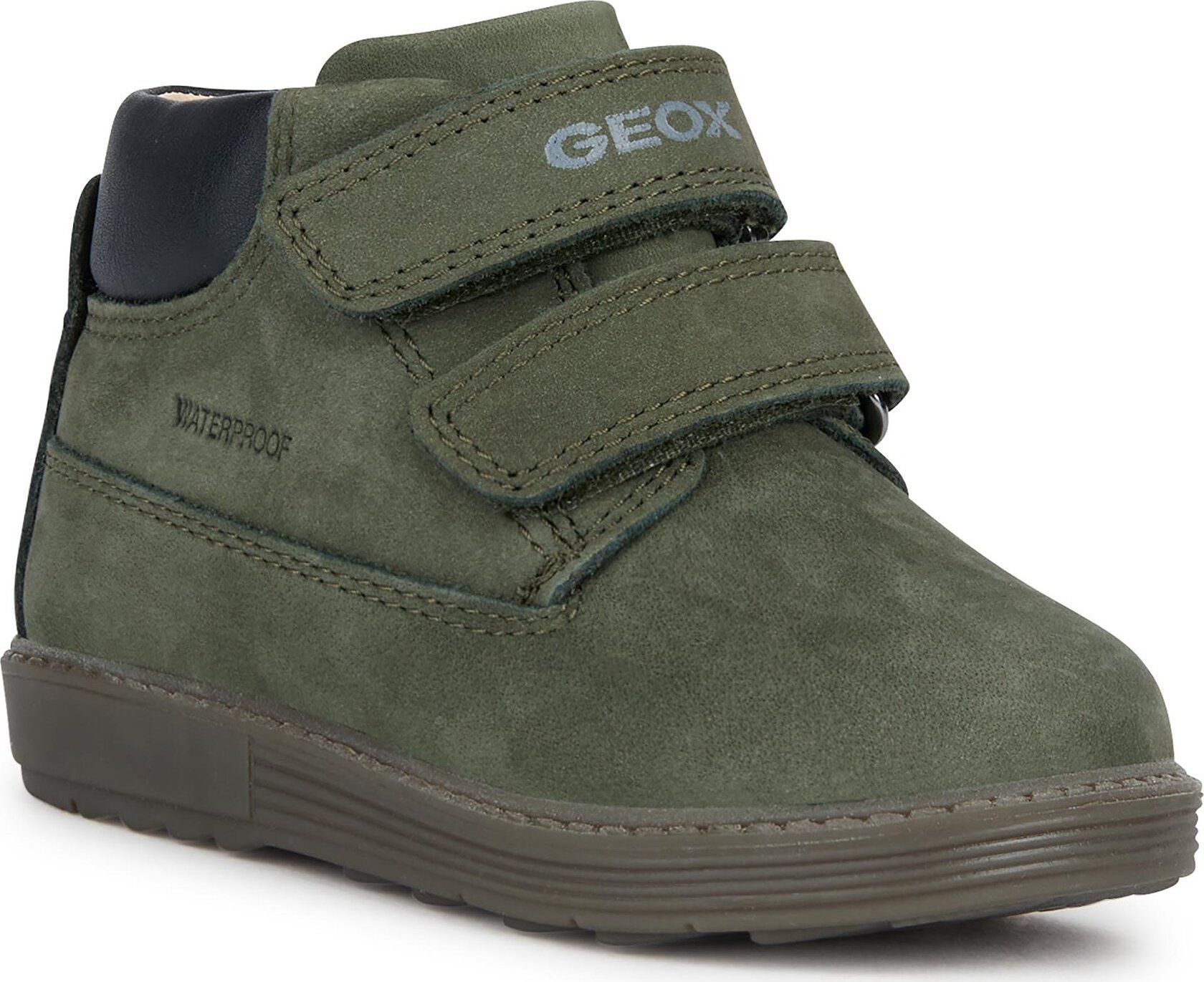 Kozačky Geox B Hynde Boy Wpf B842HA 00032 C3014 M Dk Green