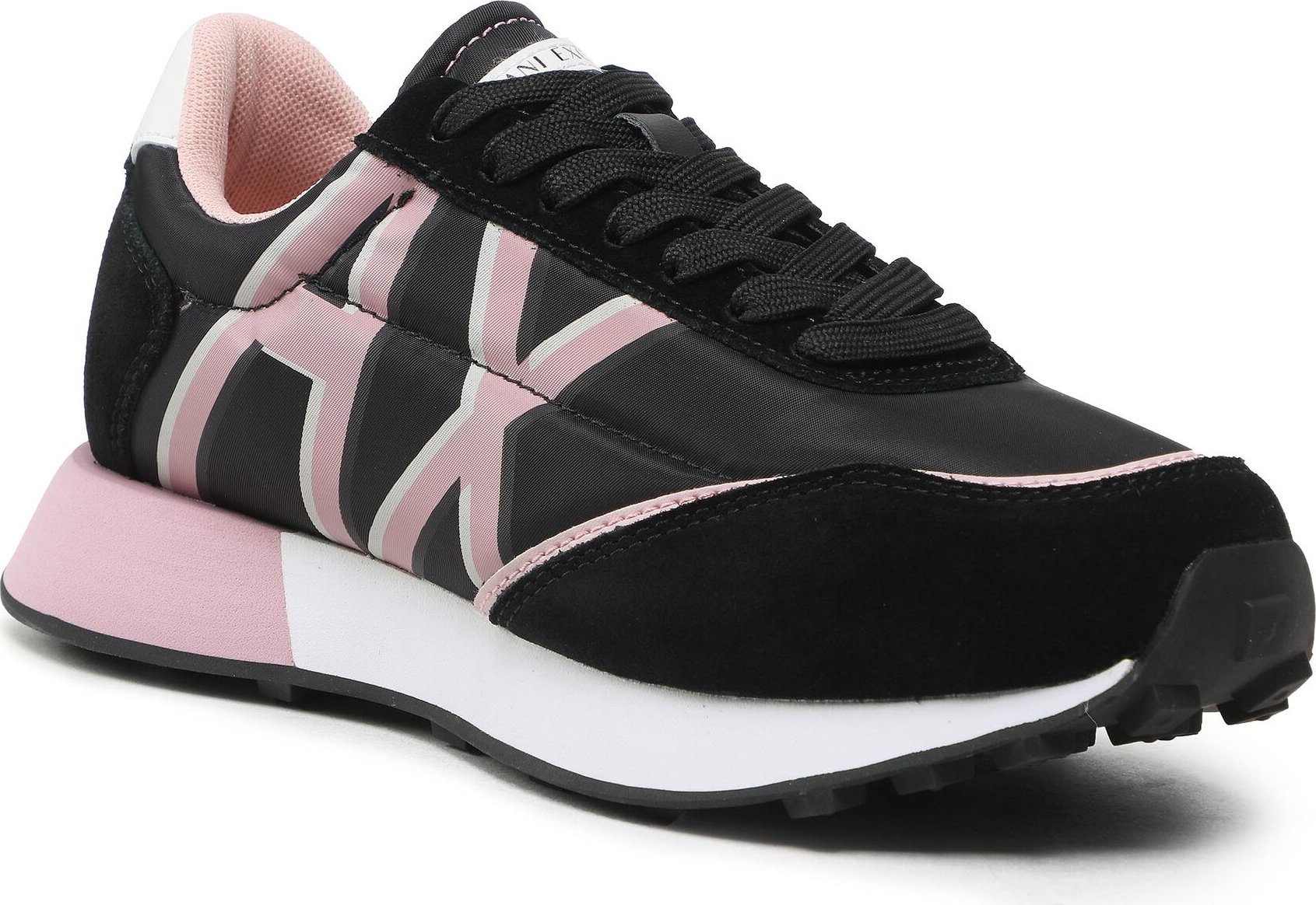 Sneakersy Armani Exchange XDX109 XV588 Black/Rose