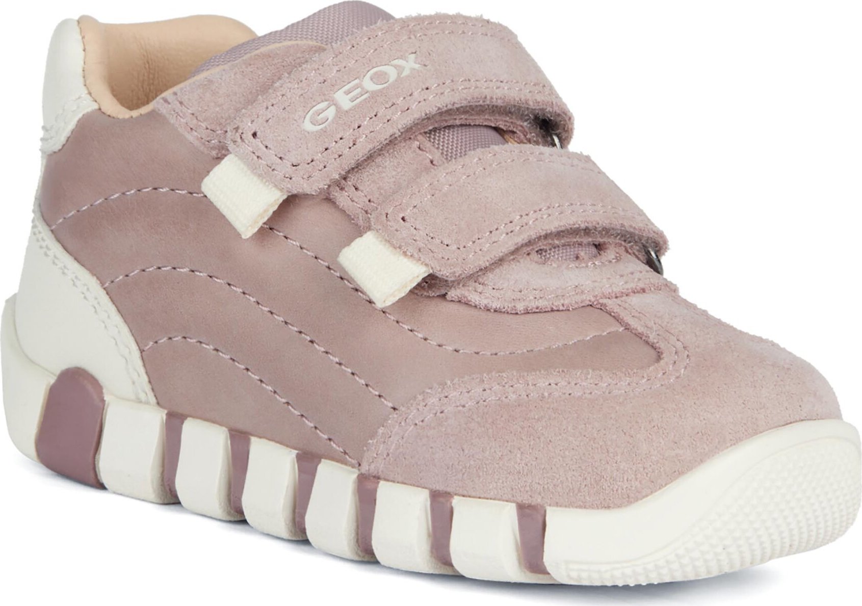 Sneakersy Geox B Iupidoo Girl B3658A 000CL C8A1M Antique Rose/Lt Ivor