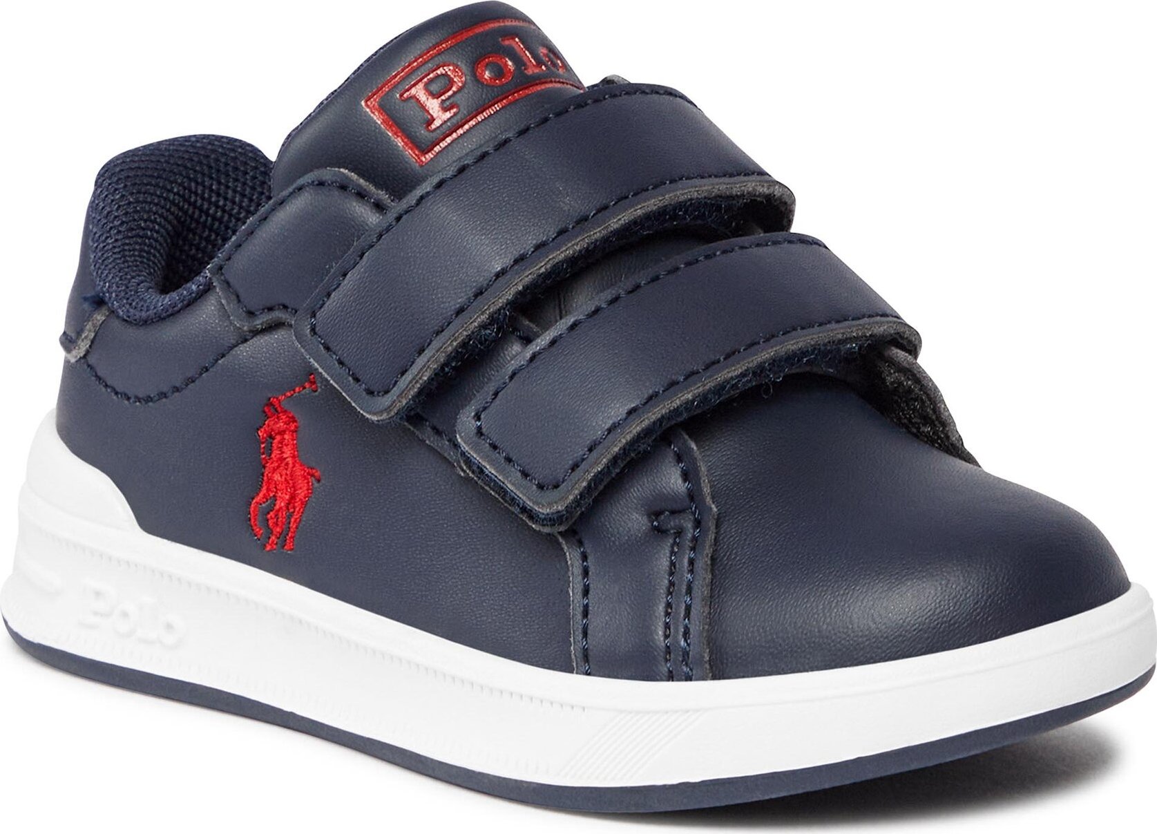 Sneakersy Polo Ralph Lauren RF104276 M Navy Smooth W/ Red Pp M