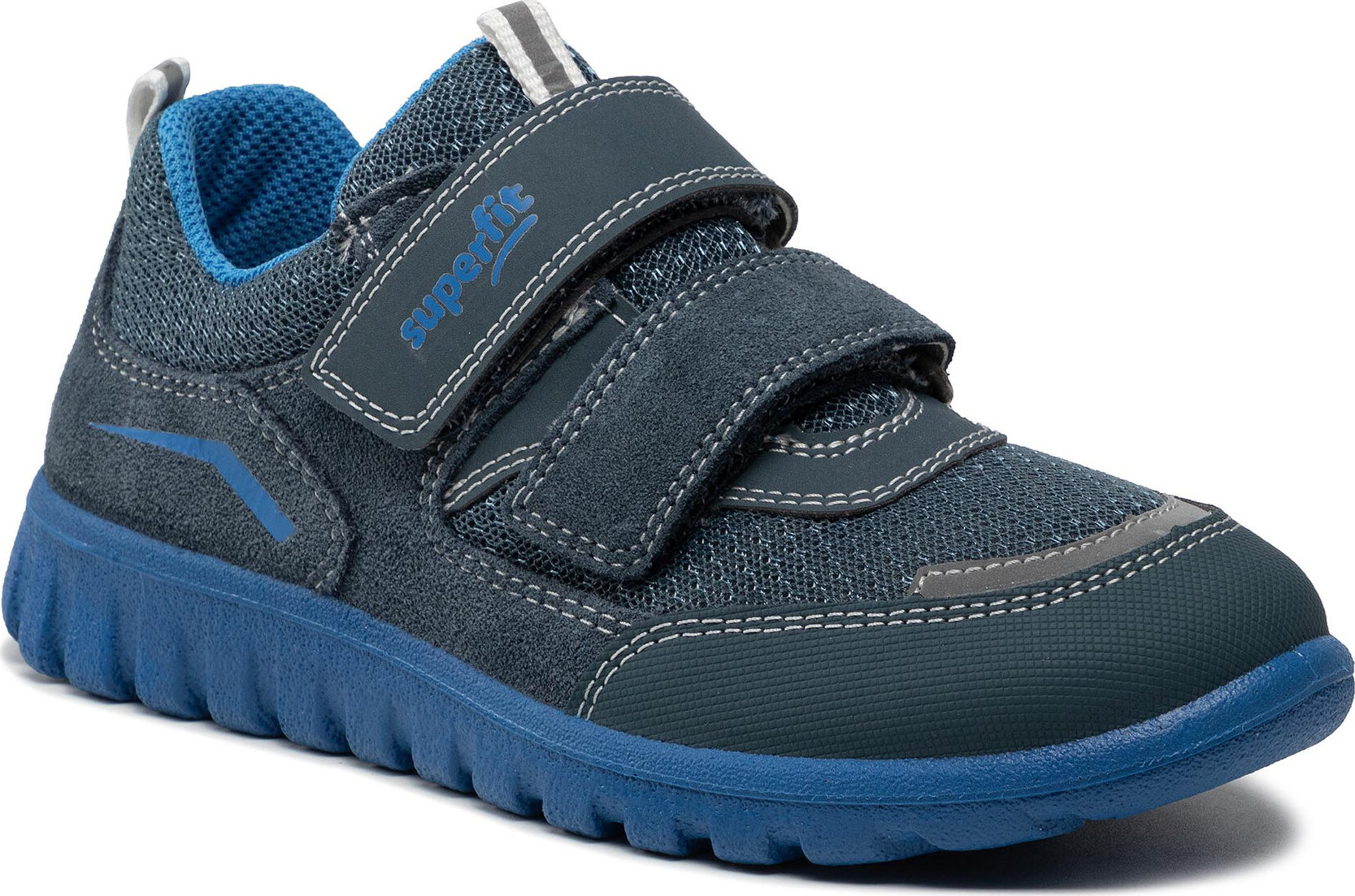 Sneakersy Superfit 1-006194-8040 D Blau/Hellblau