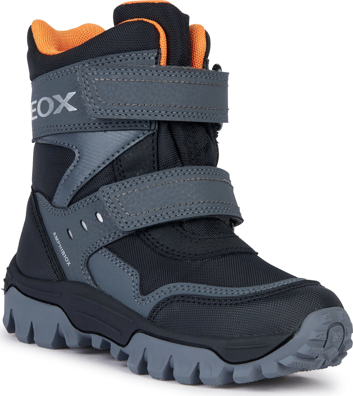 Sněhule Geox J Himalaya Boy B Abx J36FRC 0FUCE C0038 M Black/Orange