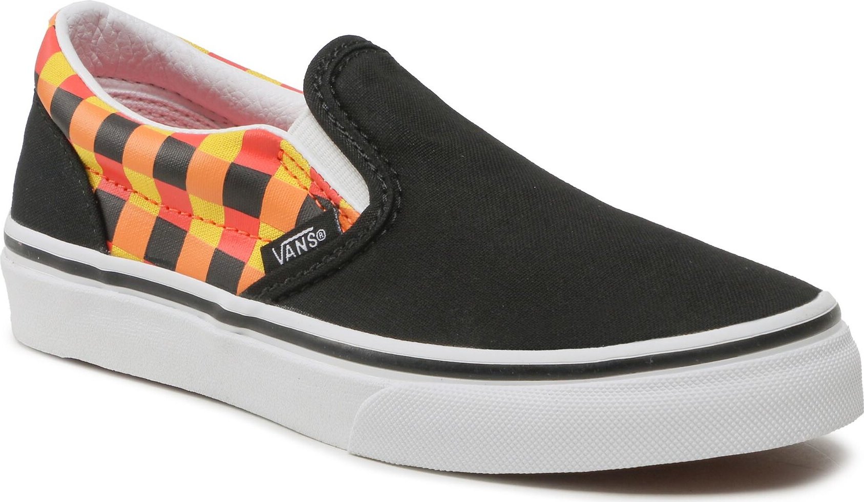 Tenisky Vans Classic Slip-On VN0A5KXMBMV1 Glow Checkerboard Black/M