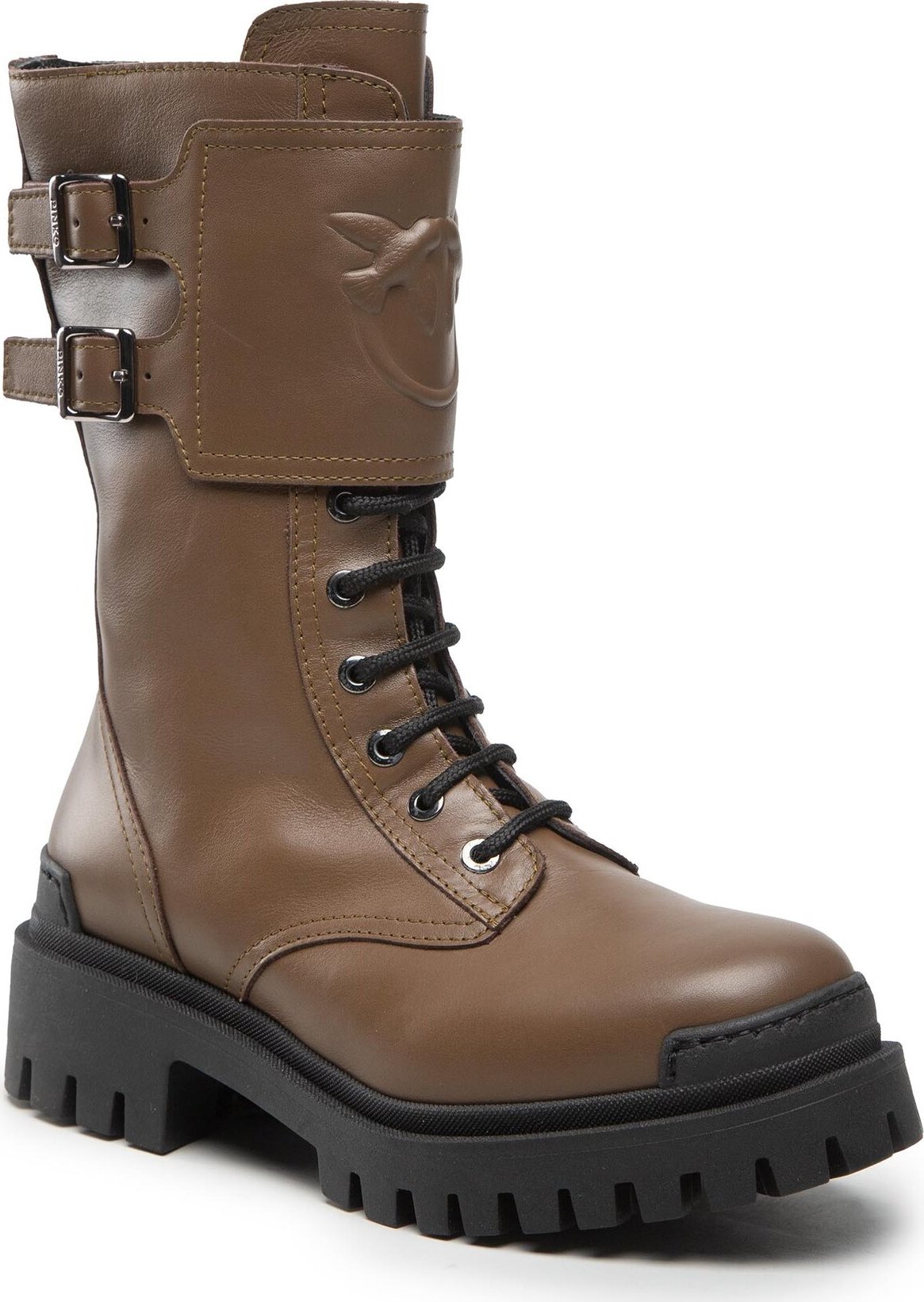 Turistická obuv Pinko Cumino Boot 1H2135 A072 Verde Kaki/Palm L66