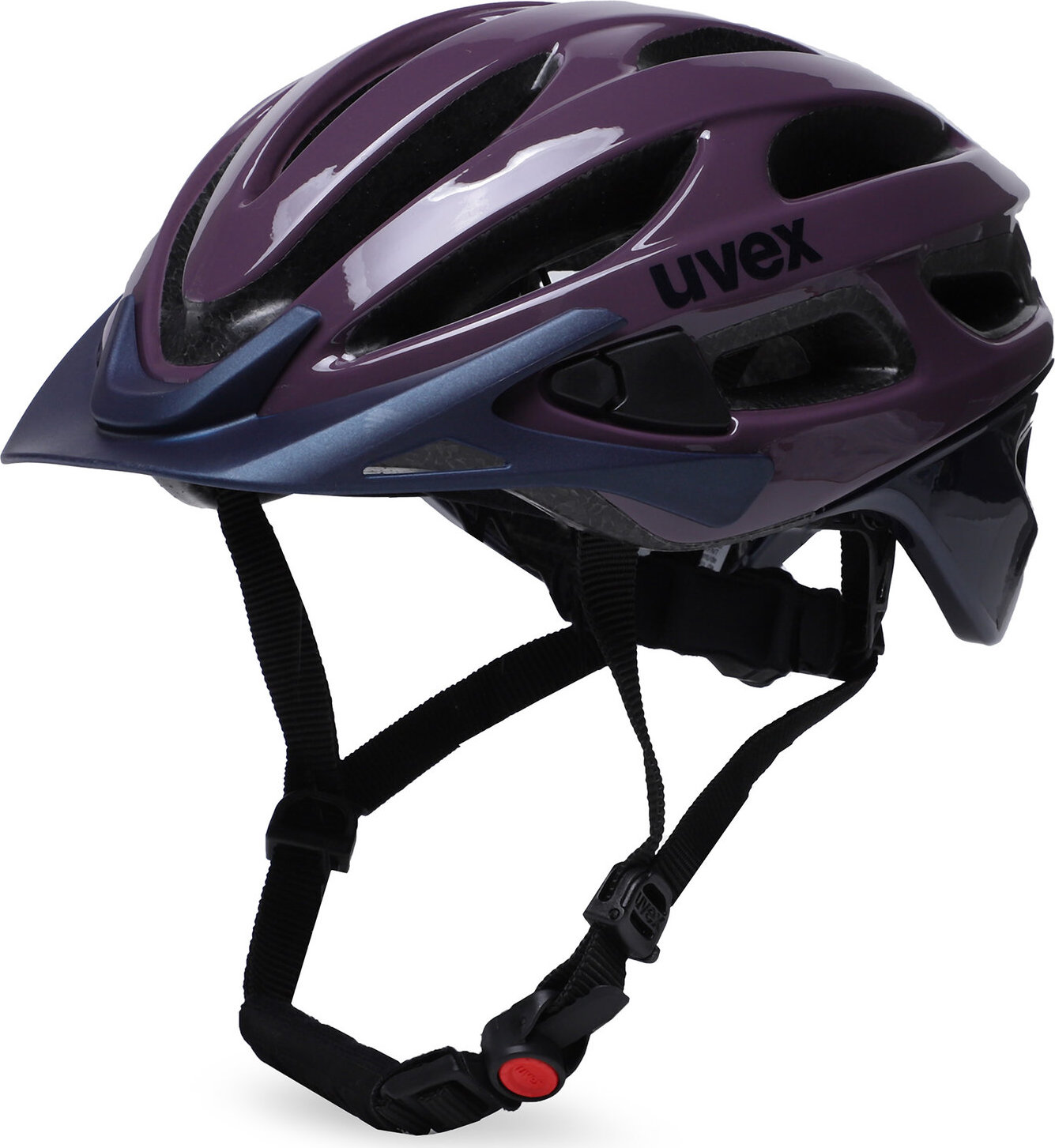 Cyklistická helma Uvex True 4100530715 Plum/Deep Space