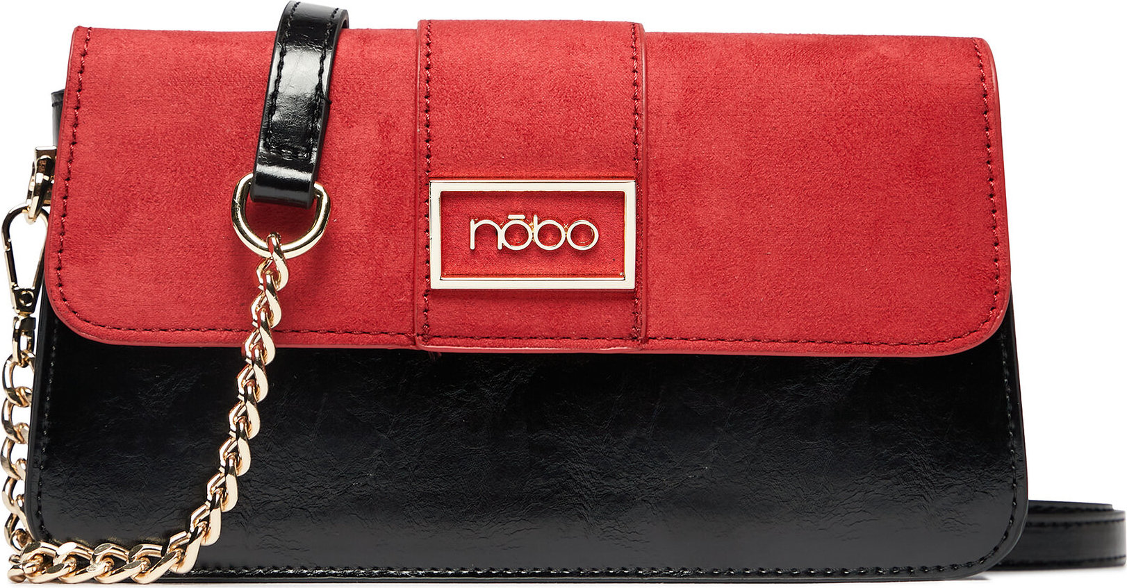 Kabelka Nobo NBAG-R1730-CM05 Black With Red