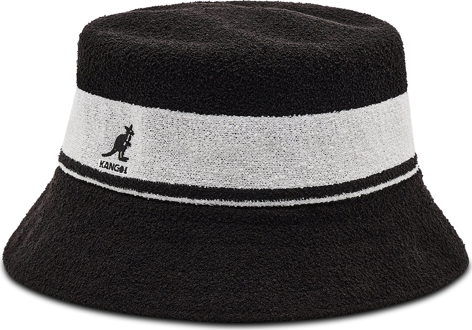 Klobouk Kangol Bermuda Stripe Bucket K3326ST Black BK001