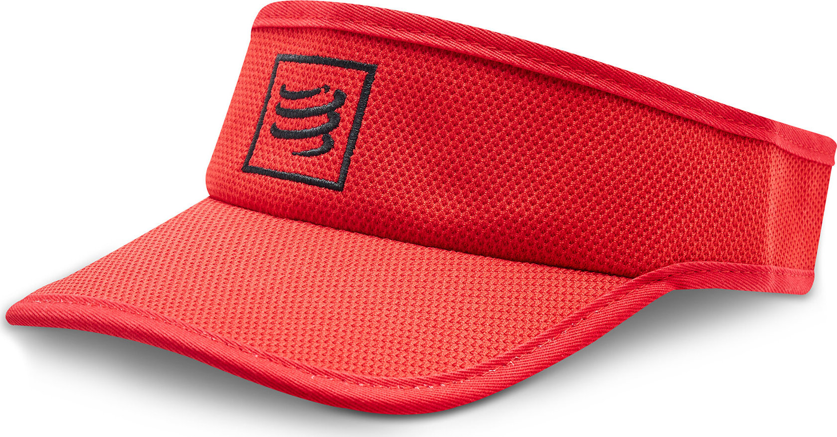 Kšilt Compressport Visor CU00054B Red/Black 301