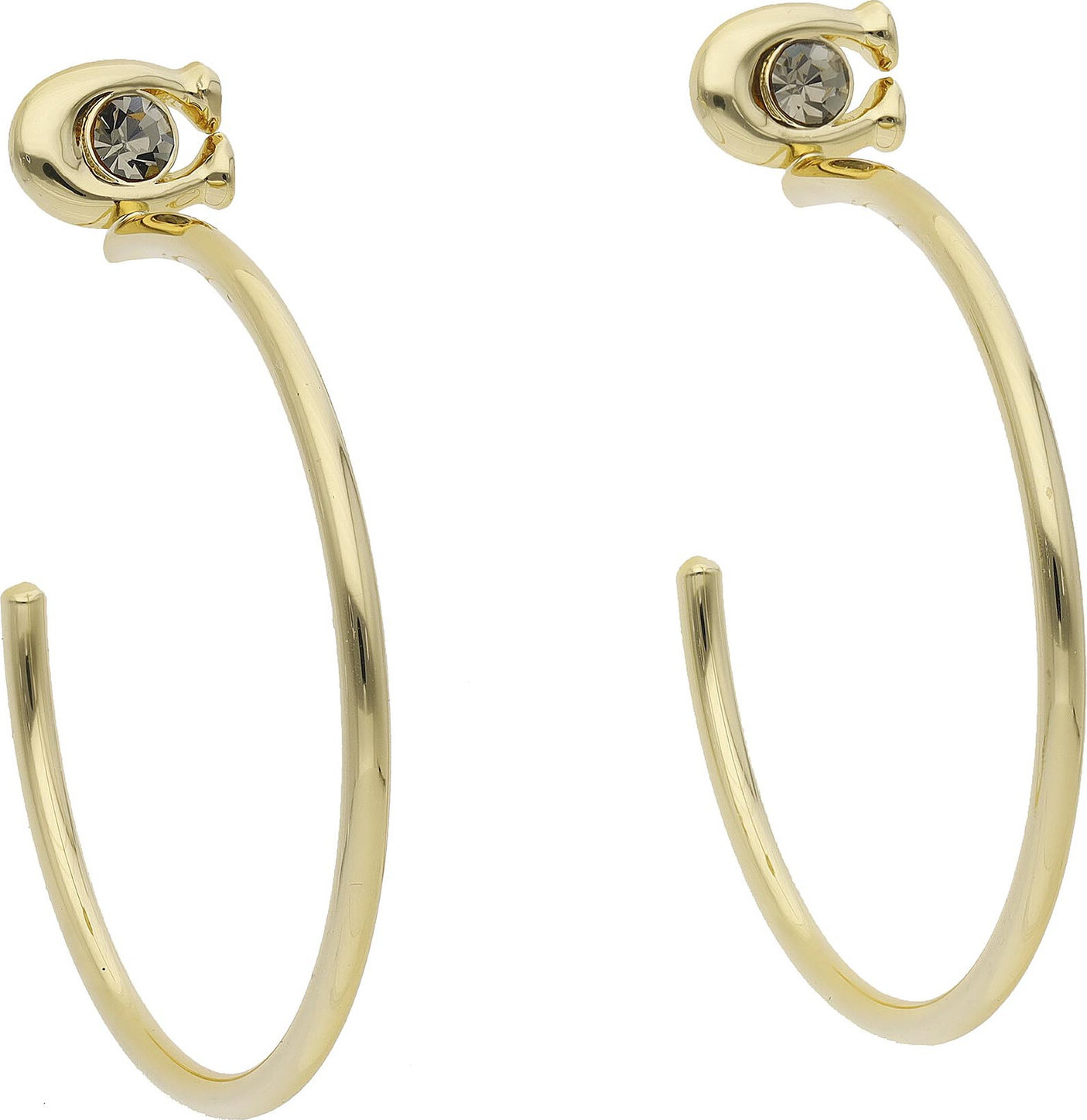 Naušnice Coach C Hoop Ear C9355 Gold