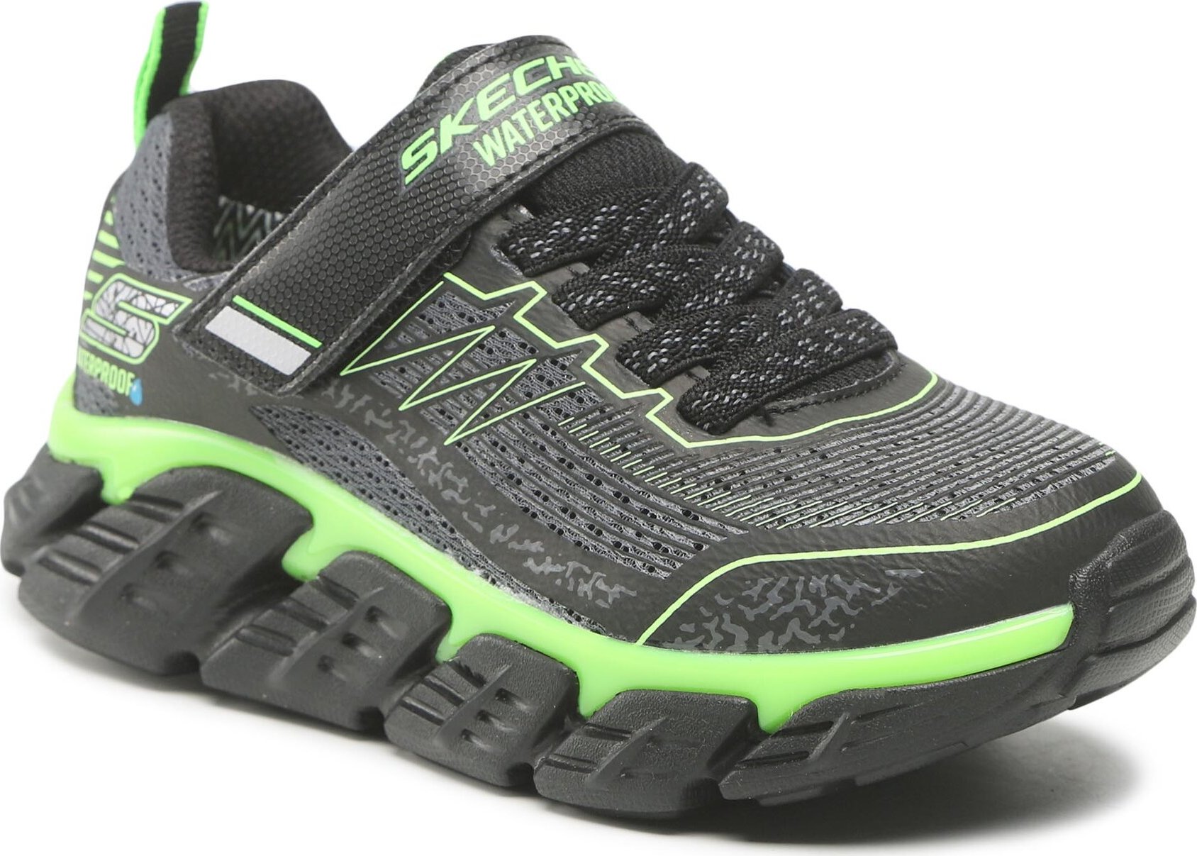 Sneakersy Skechers Tech-Grip 403805L /CBLM Charcoal/Balck/Lime