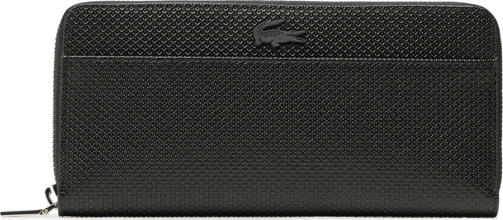 Velká dámská peněženka Lacoste L Zip Wallet NF3885KL Noir 000