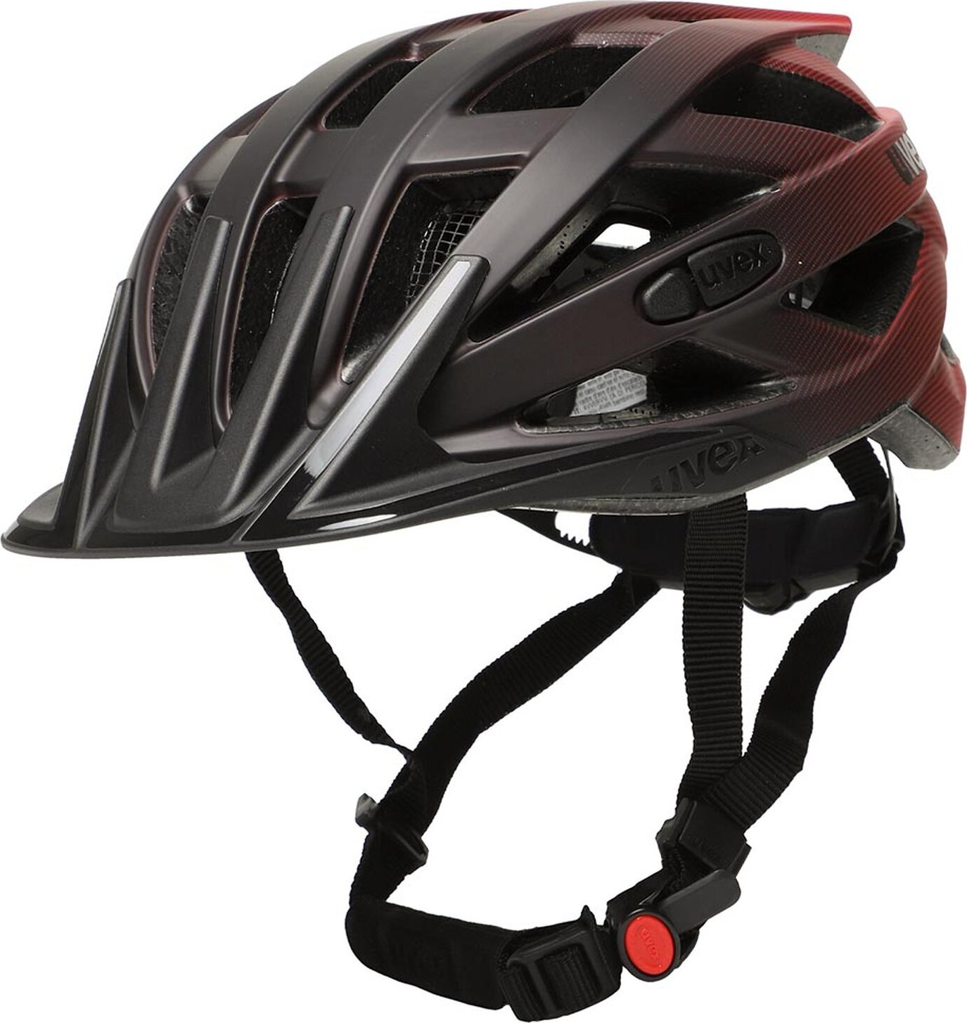 Cyklistická helma Uvex I-co Cc 4106130615 Black/Red Matt