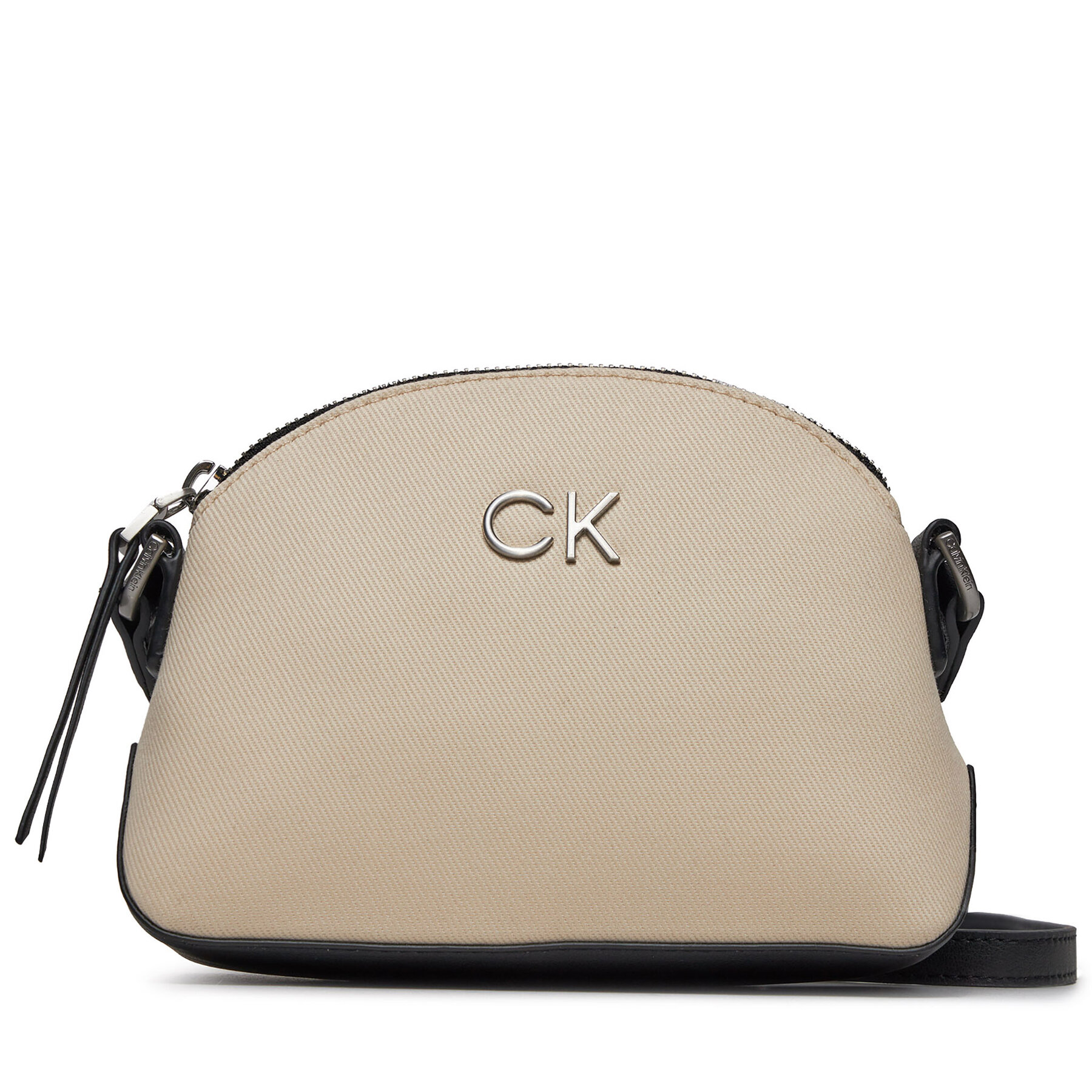 Kabelka Calvin Klein Re-Lock Seasonal Xbody Sm_Canvas K60K611793 Dk Ecru PC4