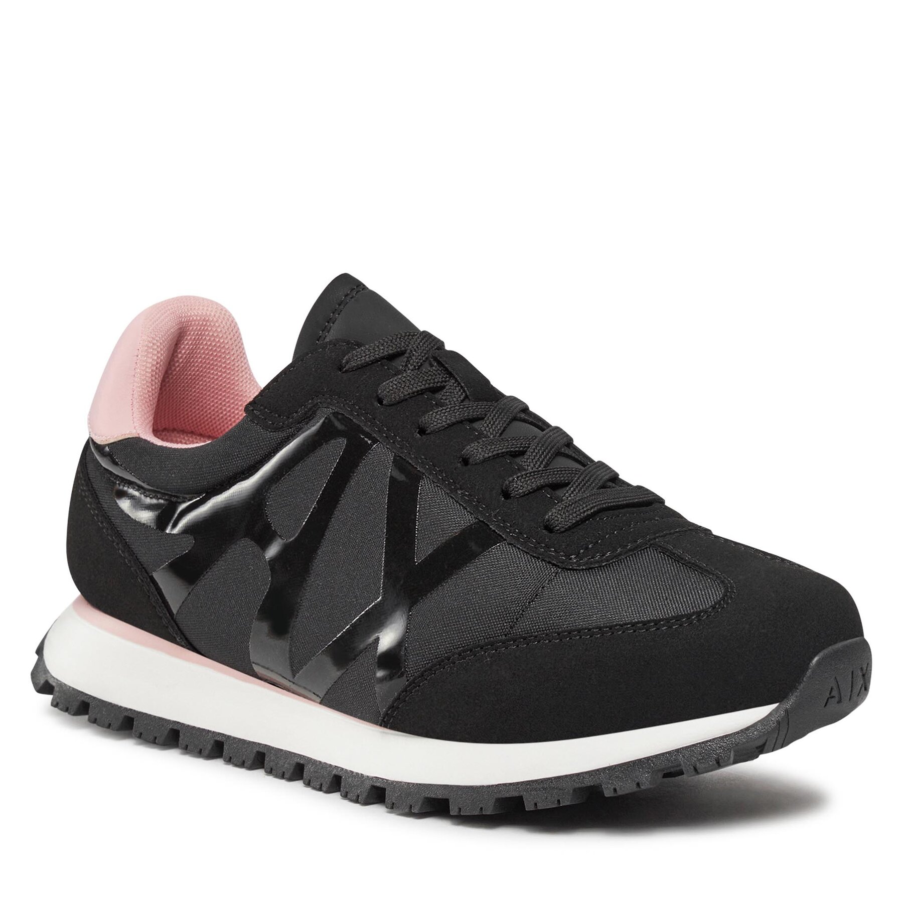 Sneakersy Armani Exchange XDX138 XV732 K700 Black+Rose