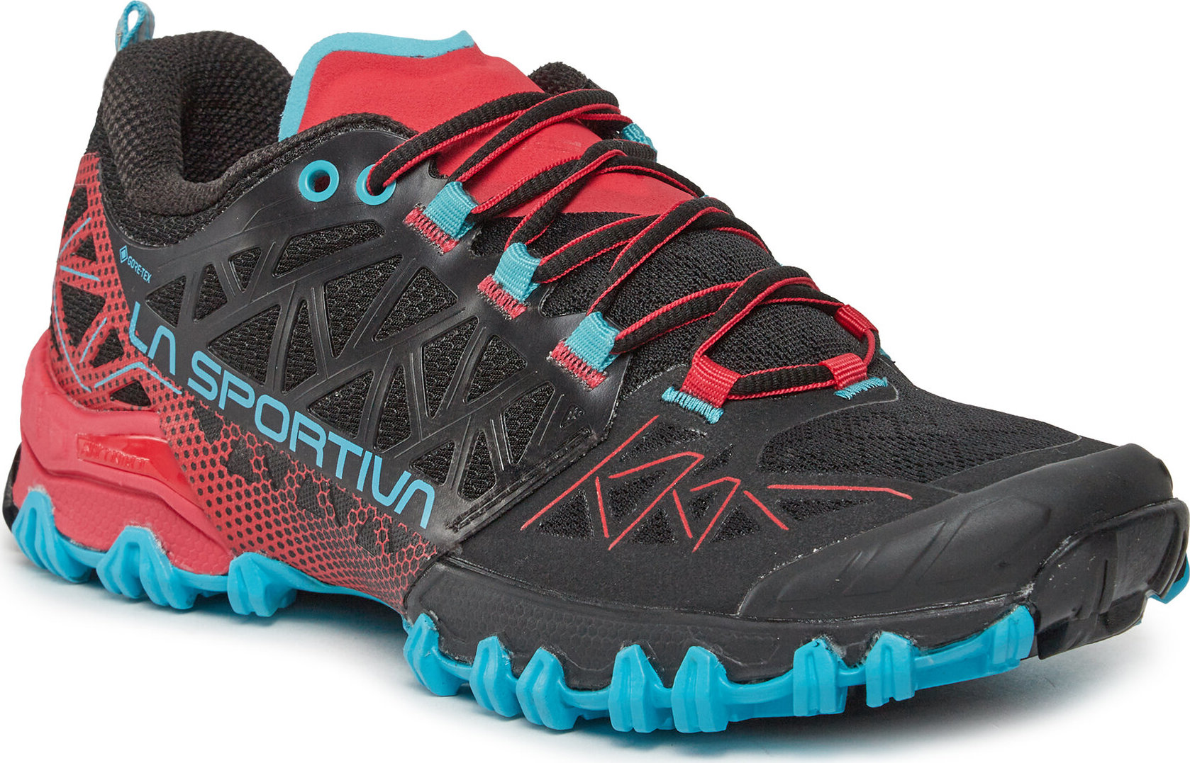 Boty La Sportiva Bushido II GTX GORE-TEX 46Z999402 Black/Hibiscus