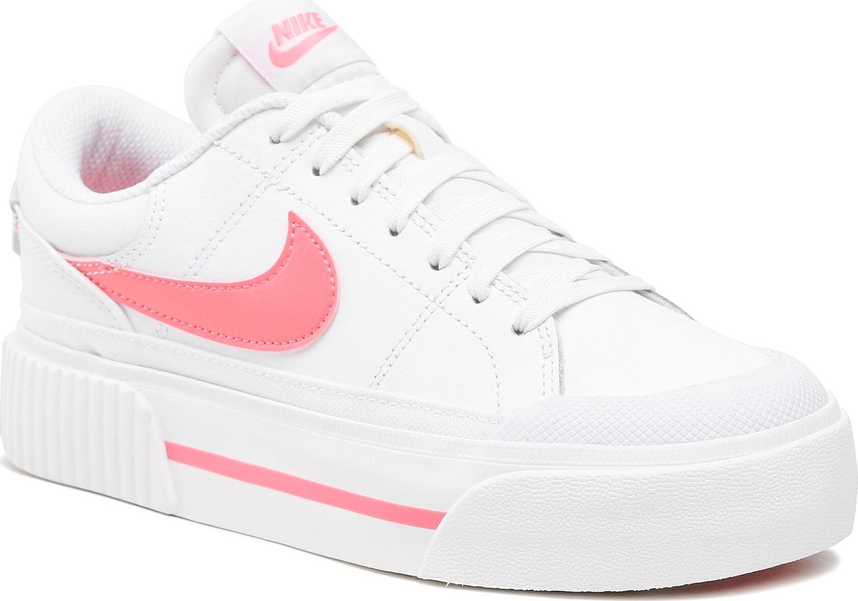 Boty Nike Wmns Nike Court Legacy Lift DM7590 102 White/Sea Coral/Summit White