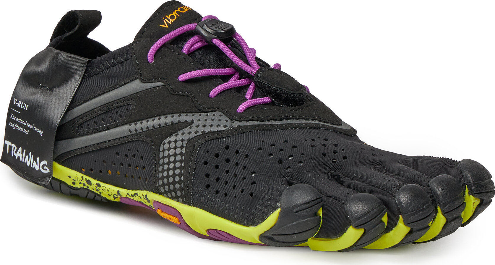 Boty Vibram Fivefingers V-Run 17M7005 Black/Yellow/Purple