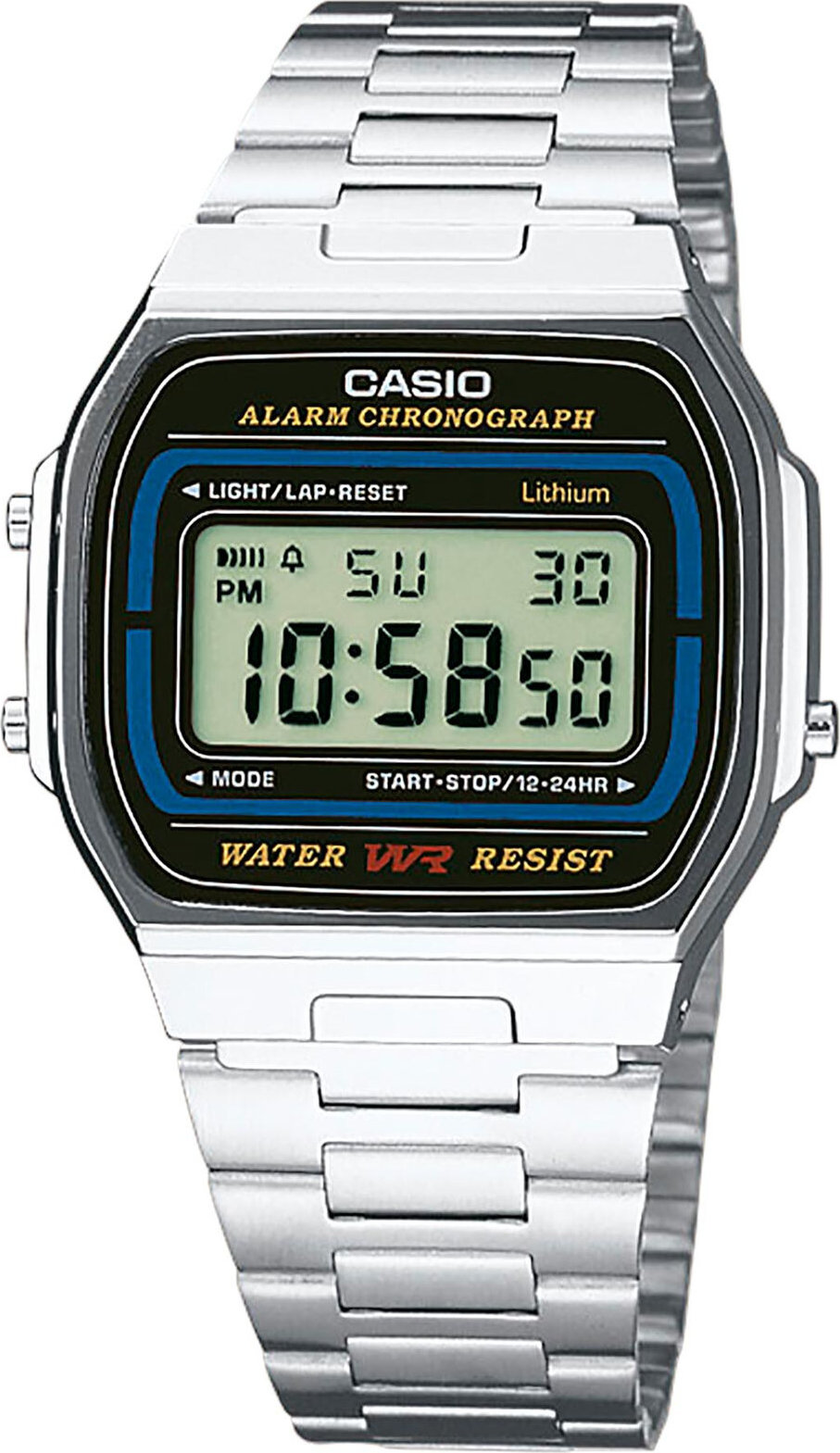 Hodinky Casio Vintage A164WA-1VES Silver