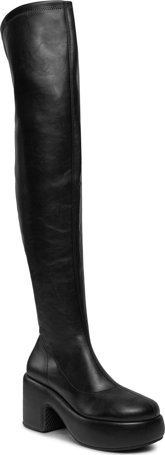 Mušketýrky Bronx High Knee Boots 14295-A Black 01