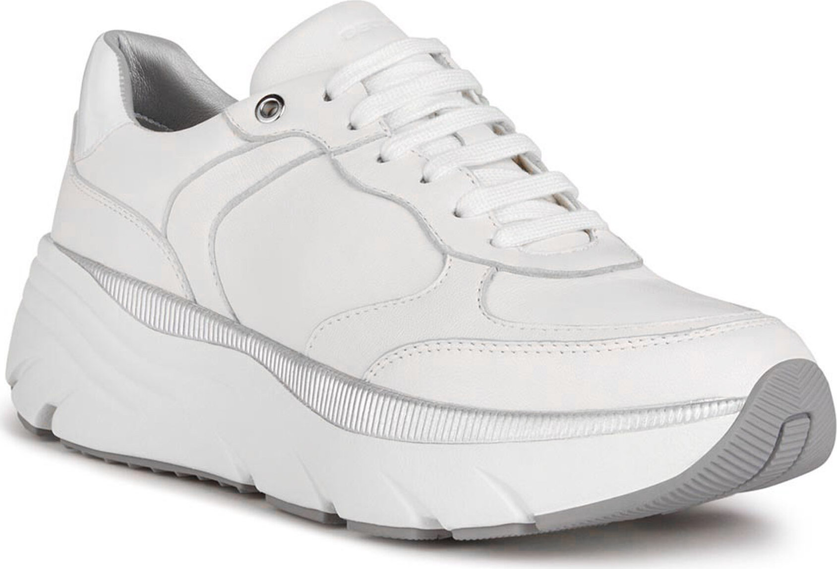 Sneakersy Geox D Diamanta D35UFA 0LM02 C1002 Off White