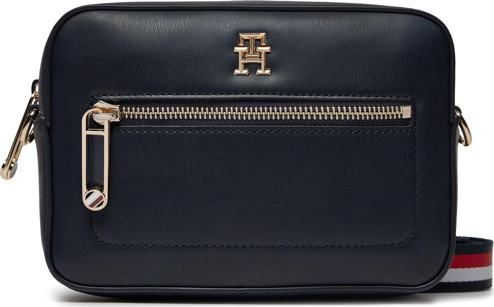 Kabelka Tommy Hilfiger Iconic Tommy Camera Bag Corp AW0AW15864 Navy DW6