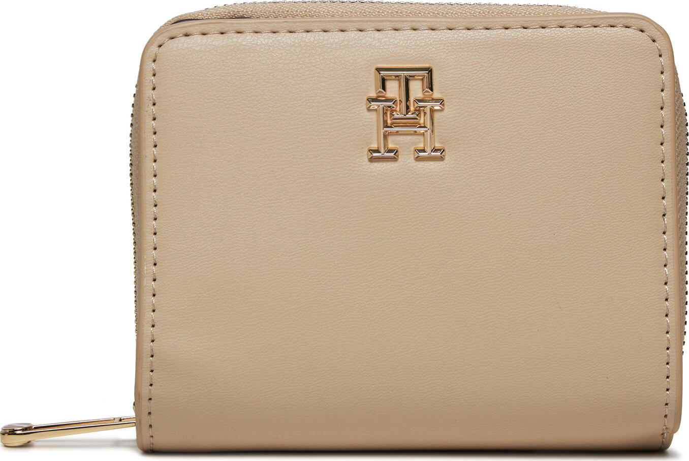 Malá dámská peněženka Tommy Hilfiger Iconic Tommy Med Za AW0AW15748 White Clay AES